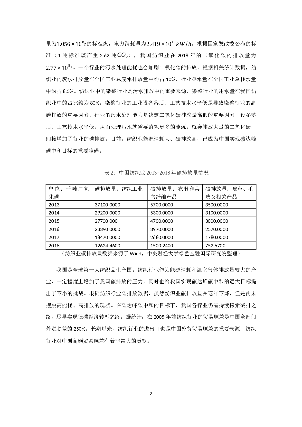 我国纺织业贸易隐含碳的测算-9536字.docx 第4页