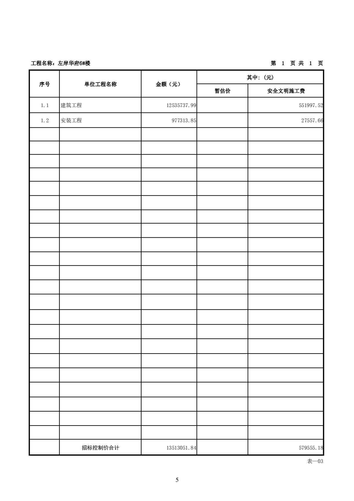 左岸华府 6#楼施工图预算-52378字.pdf 第8页