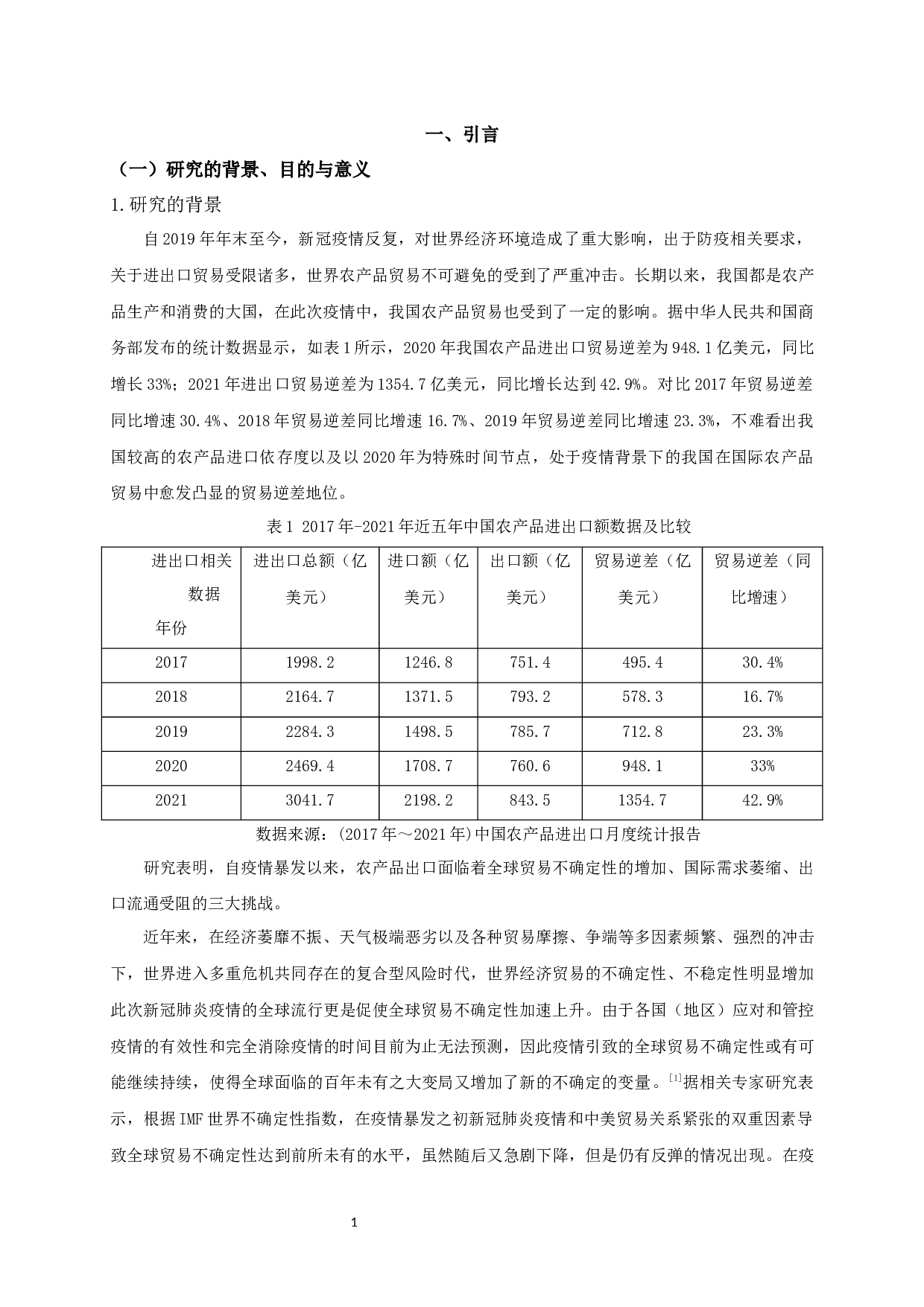 新冠疫情下江苏省农产品出口现状及问题分析-13781字.docx 第3页