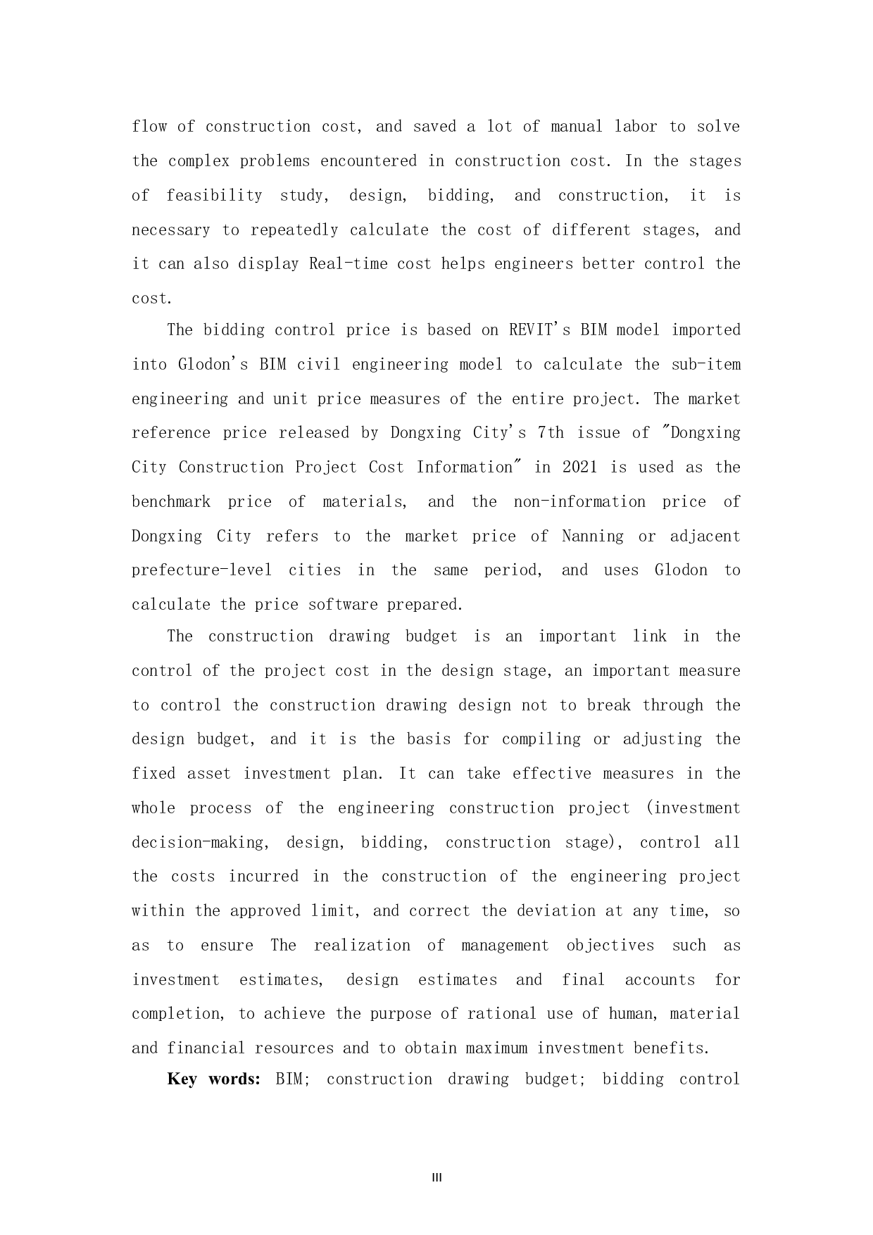 基于BIM技术的鸿德喜盈门10号楼施工图预算-3044字.doc 第3页