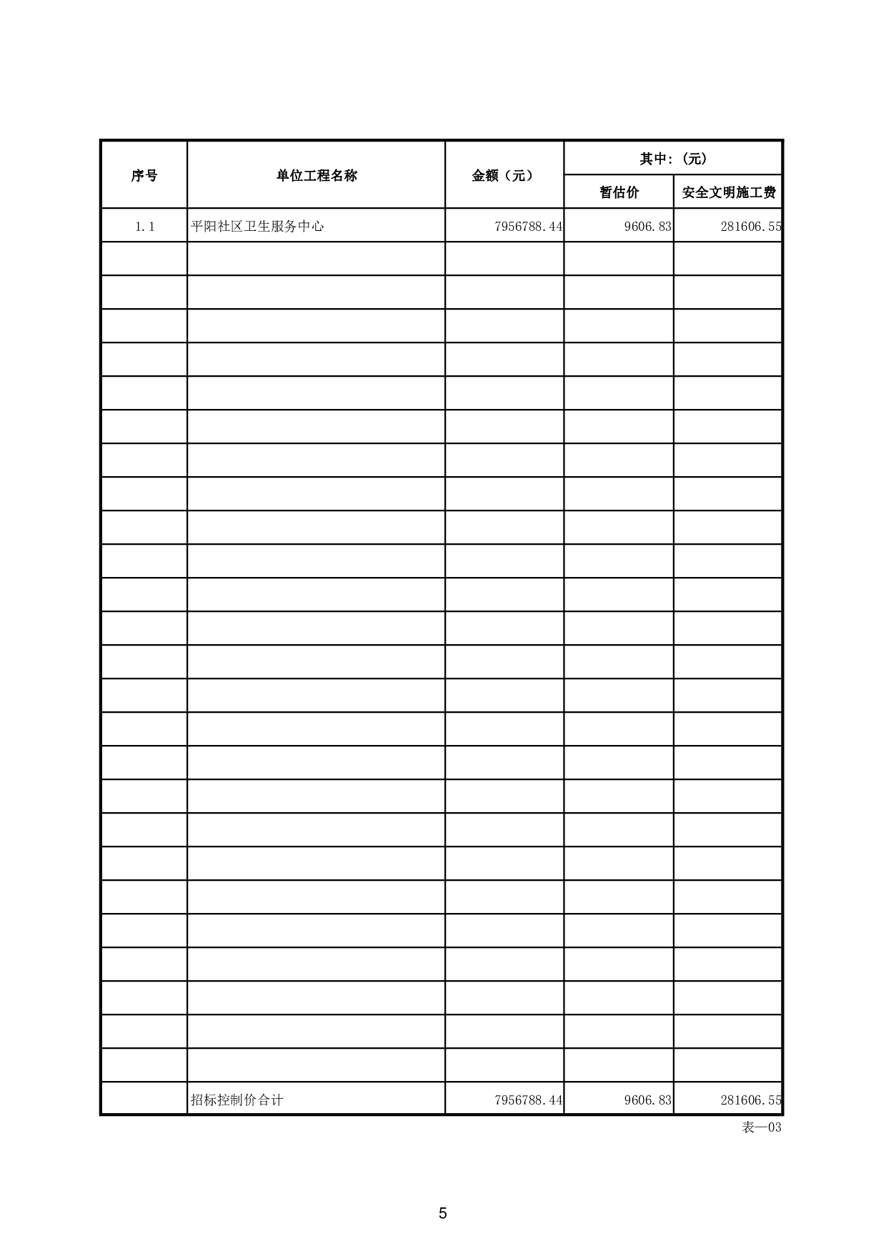 基于BIM技术的平阳社区卫生服务中心工程项目施工图预算-18918字.pdf 第9页