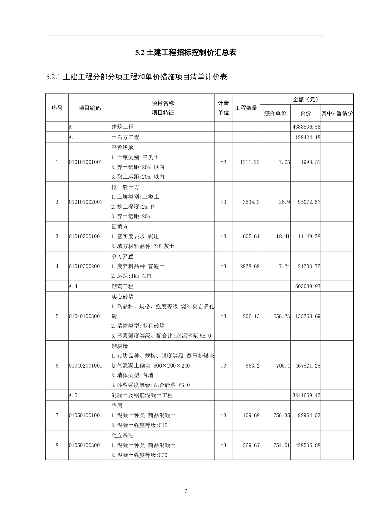 山东省临沂市河东区某女生公寓楼工程造价文件-11070字.pdf 第10页