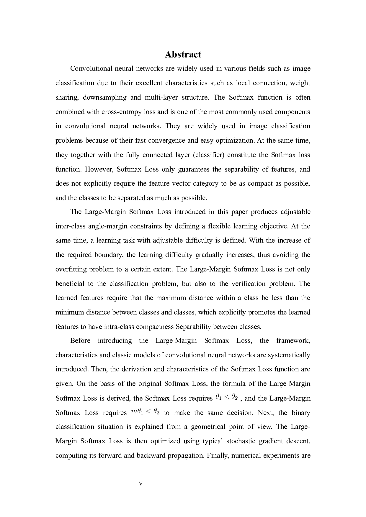 大角度间隔Softmax损失的卷积神经网络-16784字.docx 第2页