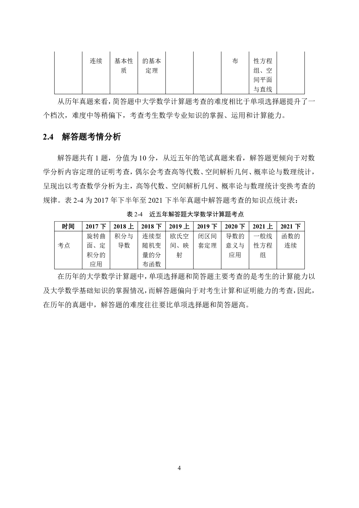高中数学教师资格证考试大学数学计算题考点解读&mdash;&mdash;以近五年试题为例-21093字.pdf 第8页