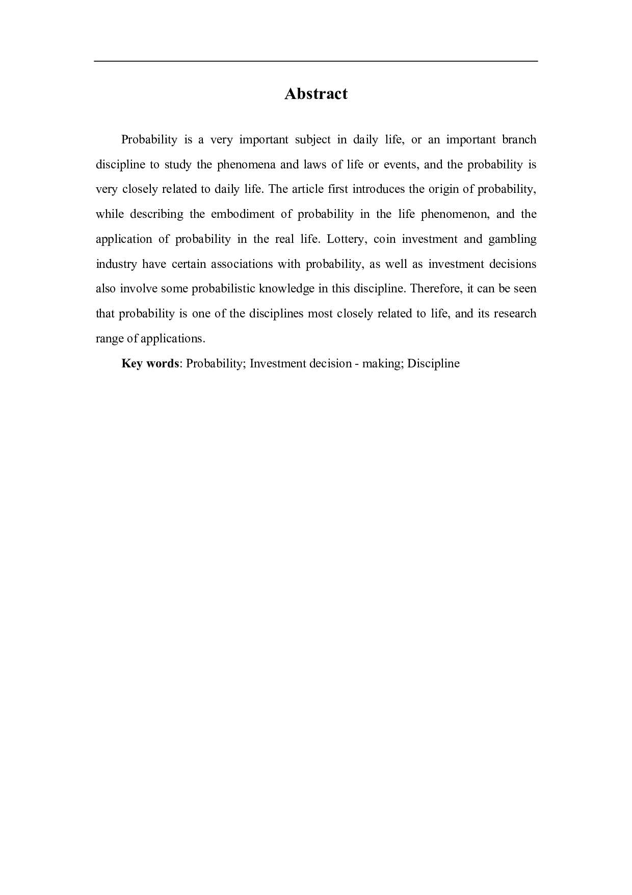 日常生活中概率的应用-5887字.pdf 第2页