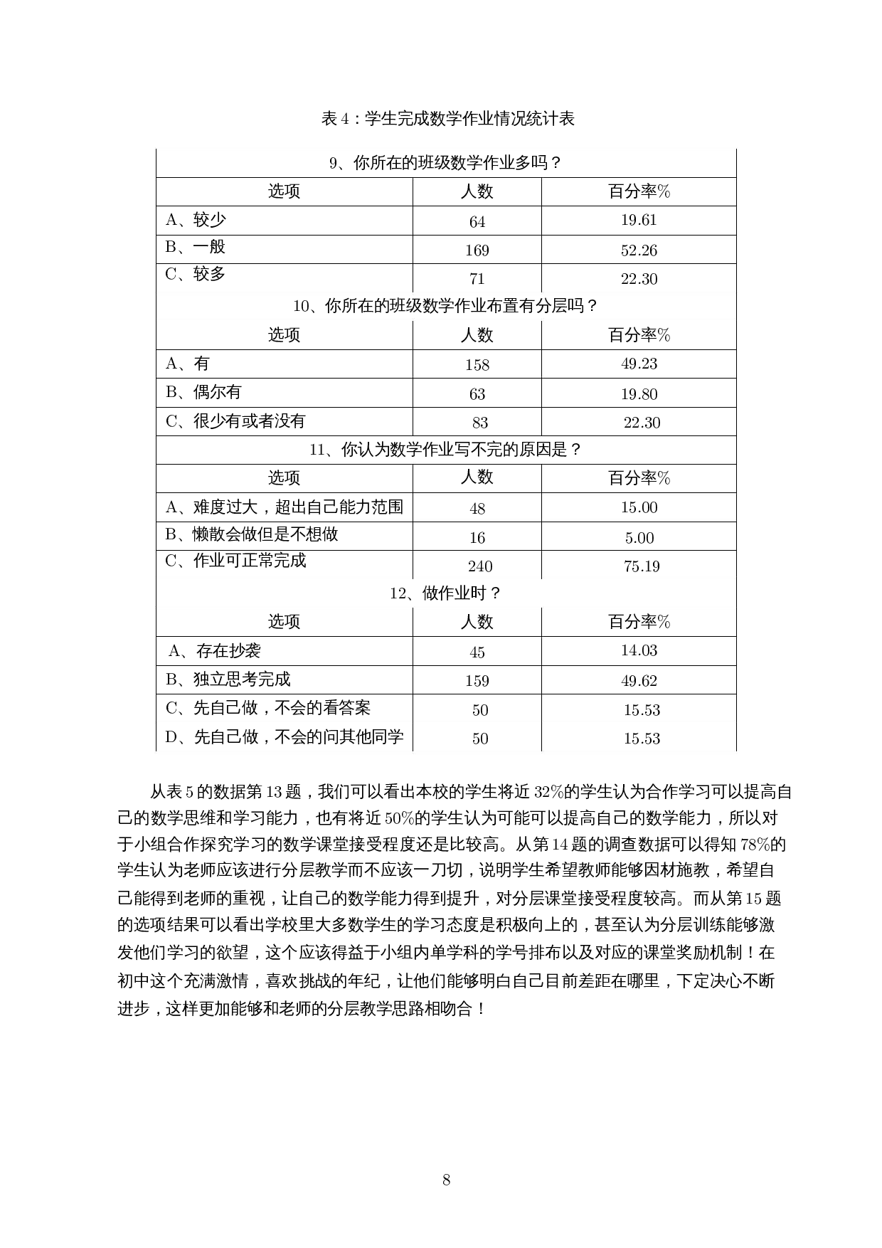 分层教学在初中数学教学中的实践调查&mdash;&mdash;以万冲中学为例-16052字.docx 第10页