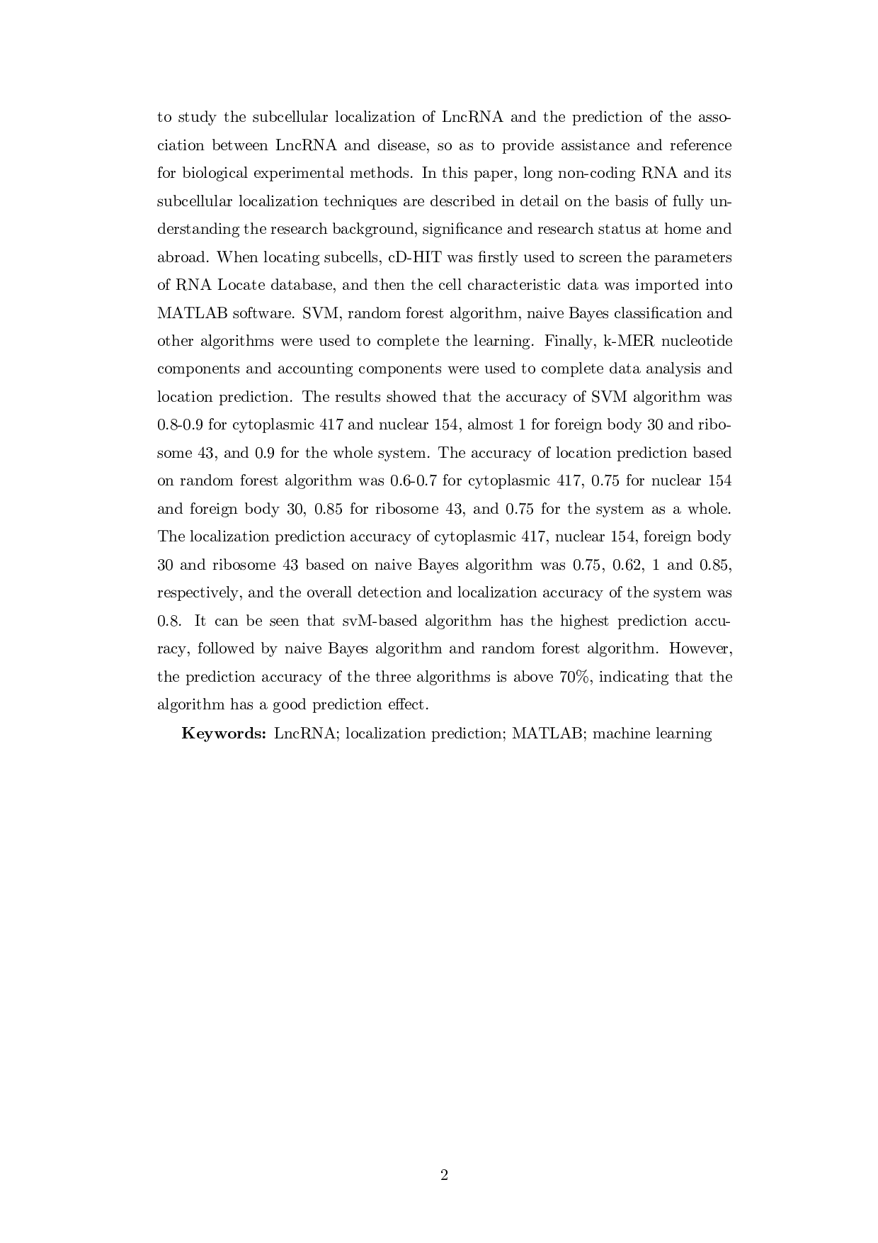 基于机器学习的LncRNA亚细胞定位预测-9997字.docx 第4页