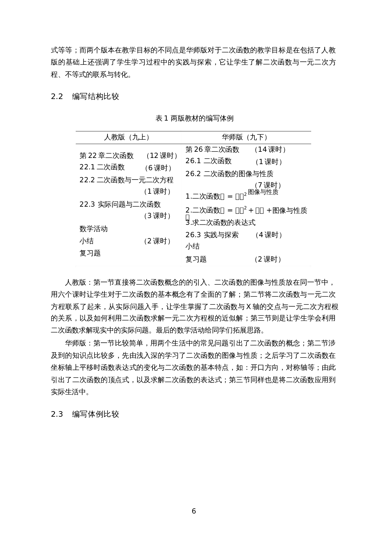 &ldquo;人教版&rdquo;与&ldquo;华师版&rdquo;教材对比研究&mdash;&mdash;以二次函数为例-12696字.docx 第8页