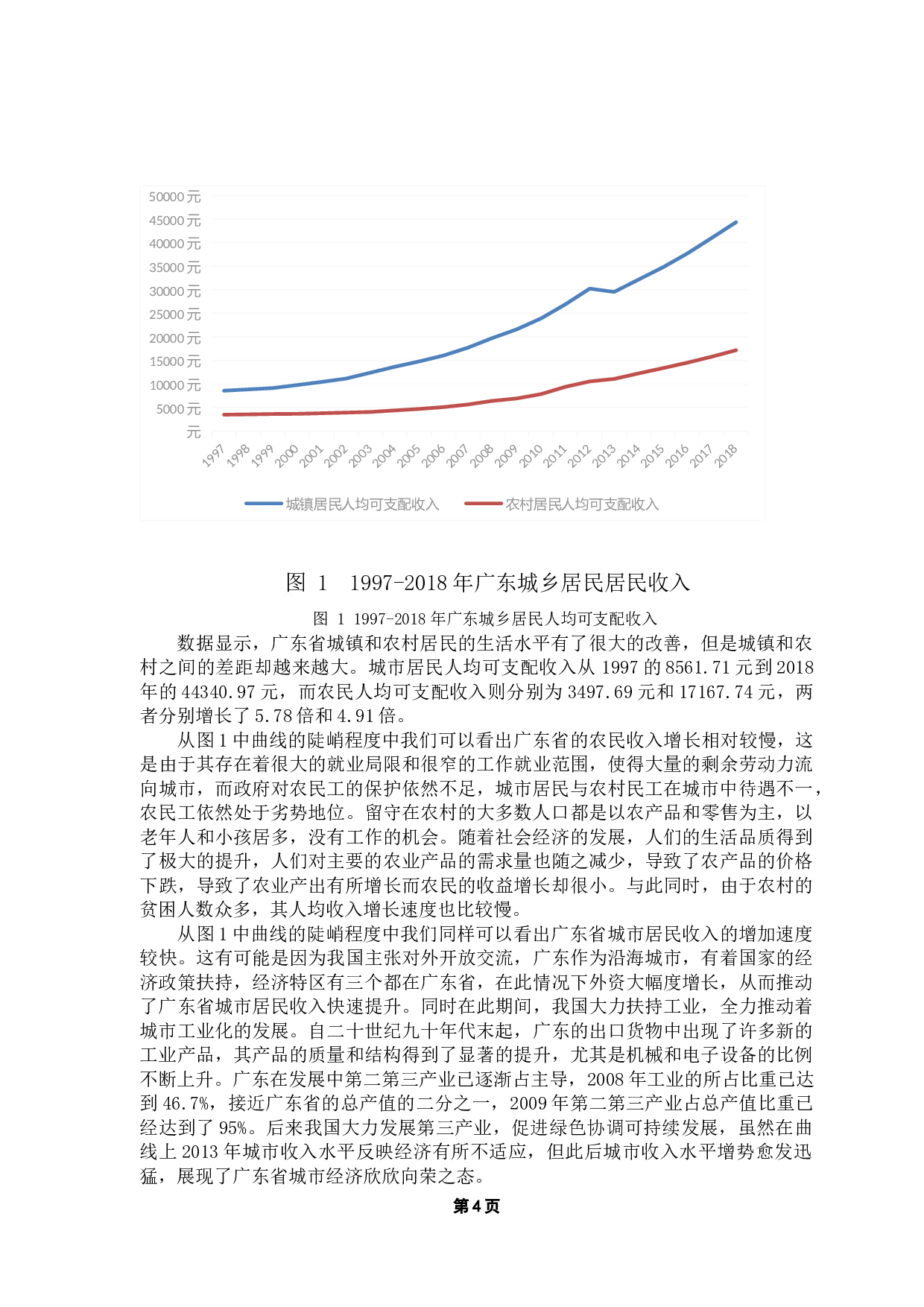 广东省城乡收入差距分析-10078字.docx 第8页