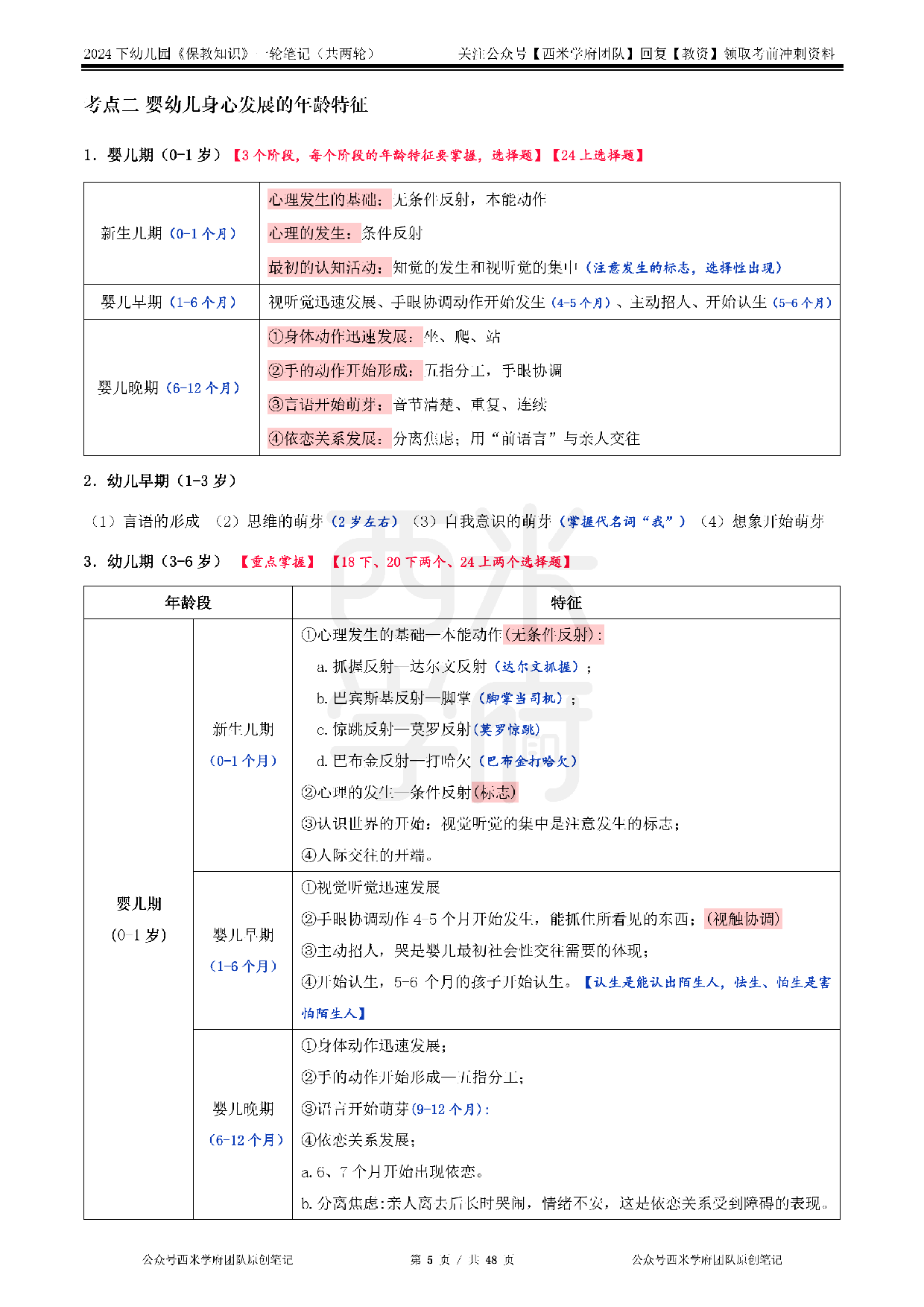 24年下幼儿园-《保教知识与能力》一轮笔记.pdf 第5页