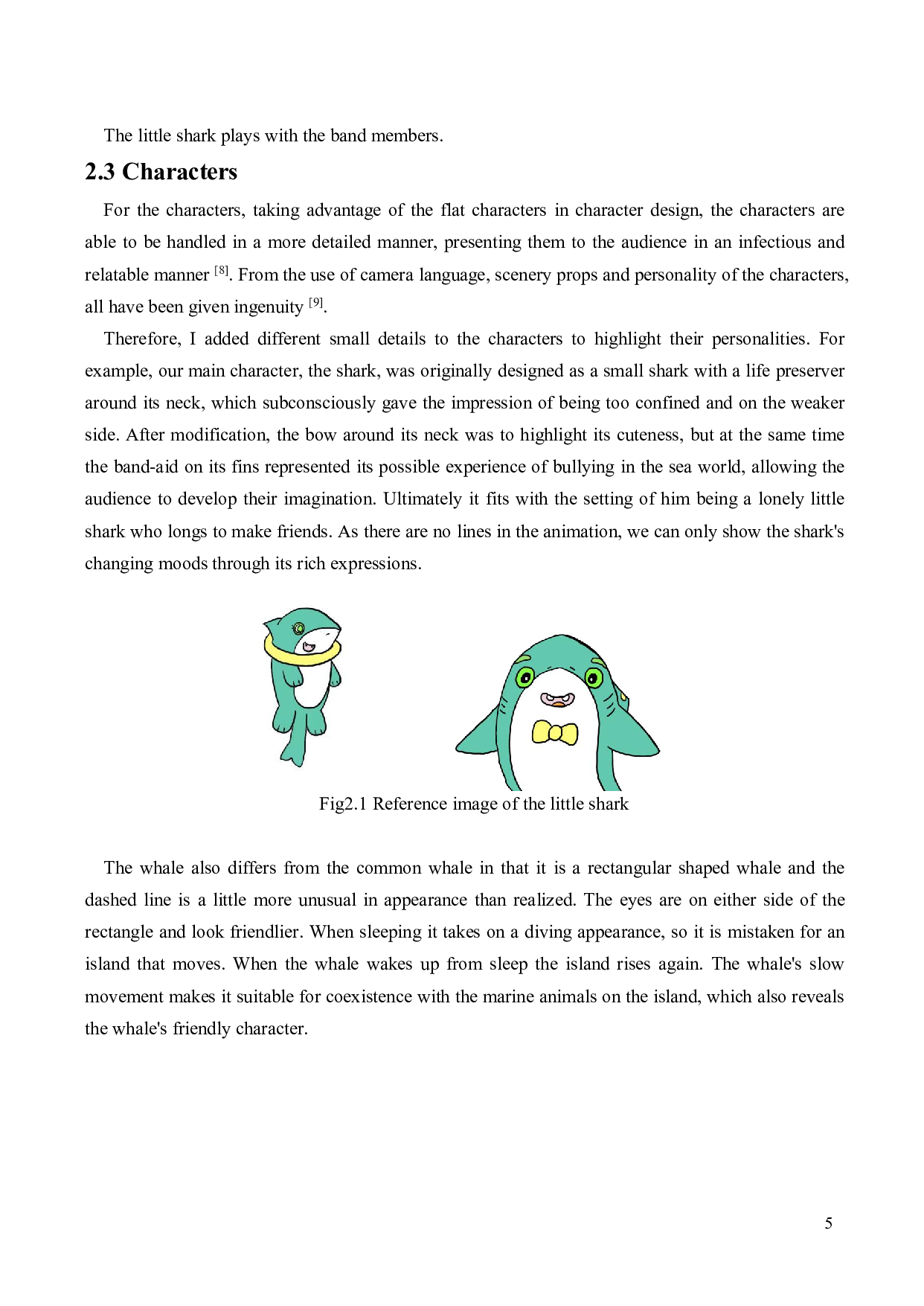 2D动画短片《鲸岛》的设计与创作-5438字.pdf 第10页