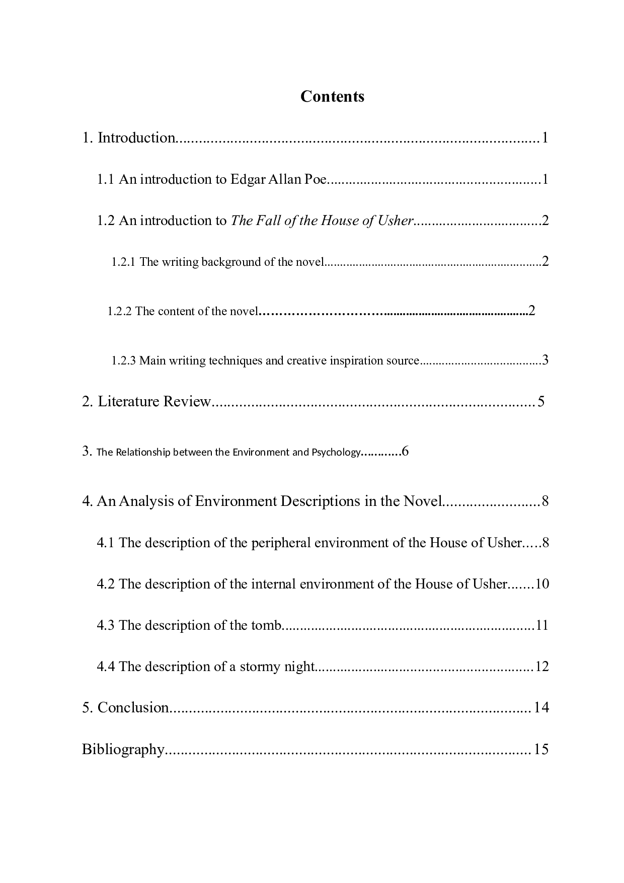 论《厄舍古屋的倒塌》中环境描写对人物心理的作用-5968字.docx 第1页