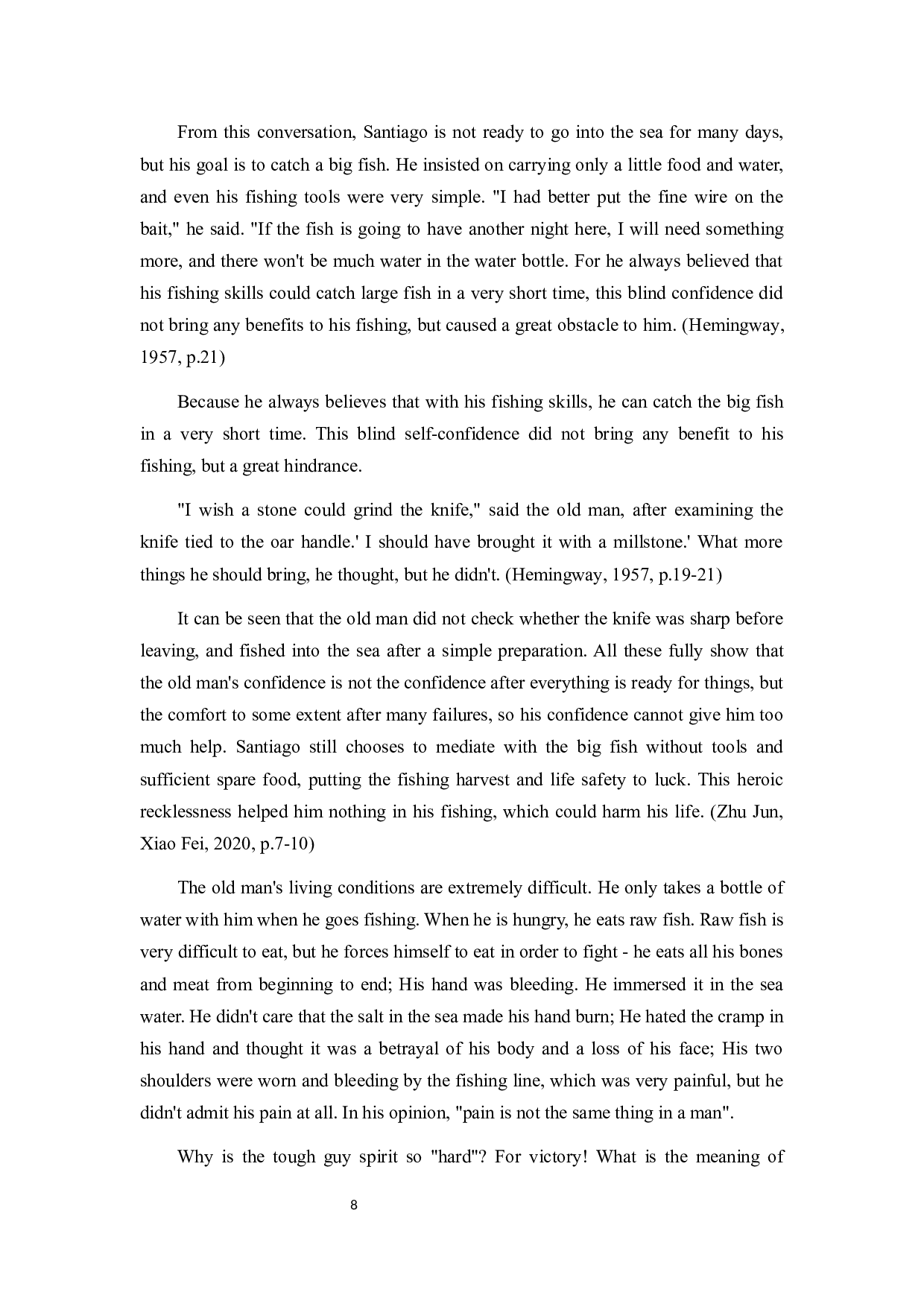 《老人与海》中主人公&ldquo;英雄主义&rdquo;新解-5434字.docx 第10页