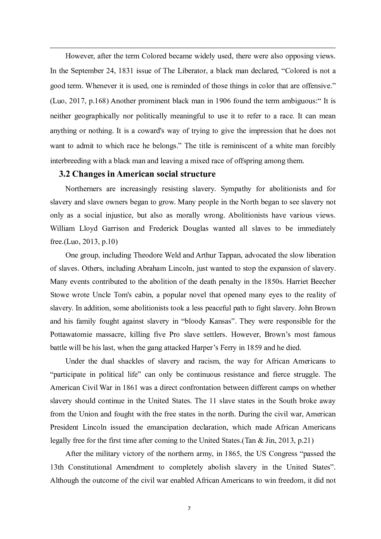 非裔美国人称谓的历史变迁&mdash;&mdash;社会文化性阐释-7410字.pdf 第9页