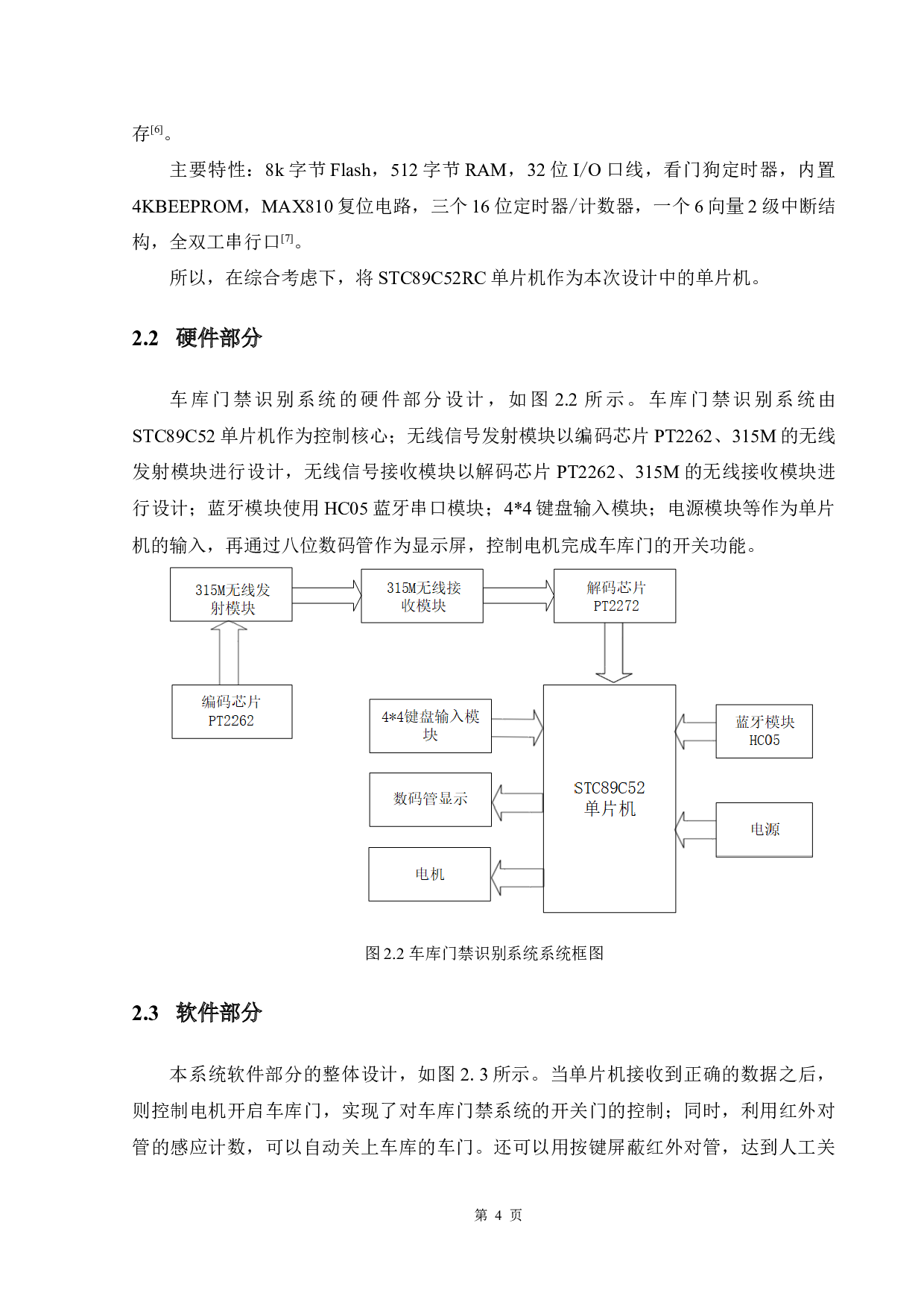 基于单片机的车库门禁识别系统的设计-11332字.docx 第9页