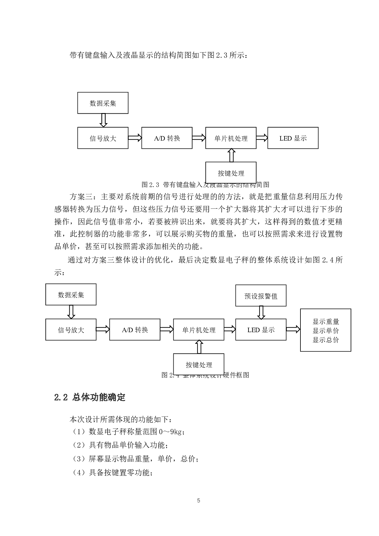 基于单片机的数显电子秤设计-14759字.docx 第9页