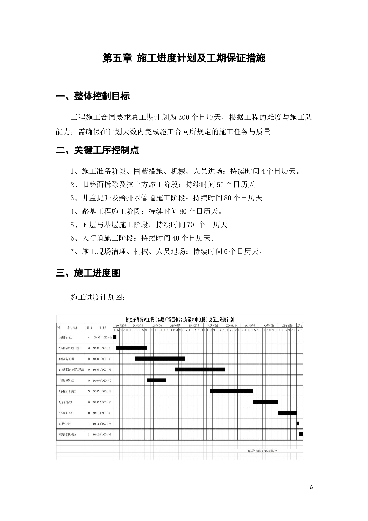 孙文东路拓宽工程（金鹰广场西侧24m路至兴中道段）施工组织设计方案-10258字.doc 第10页