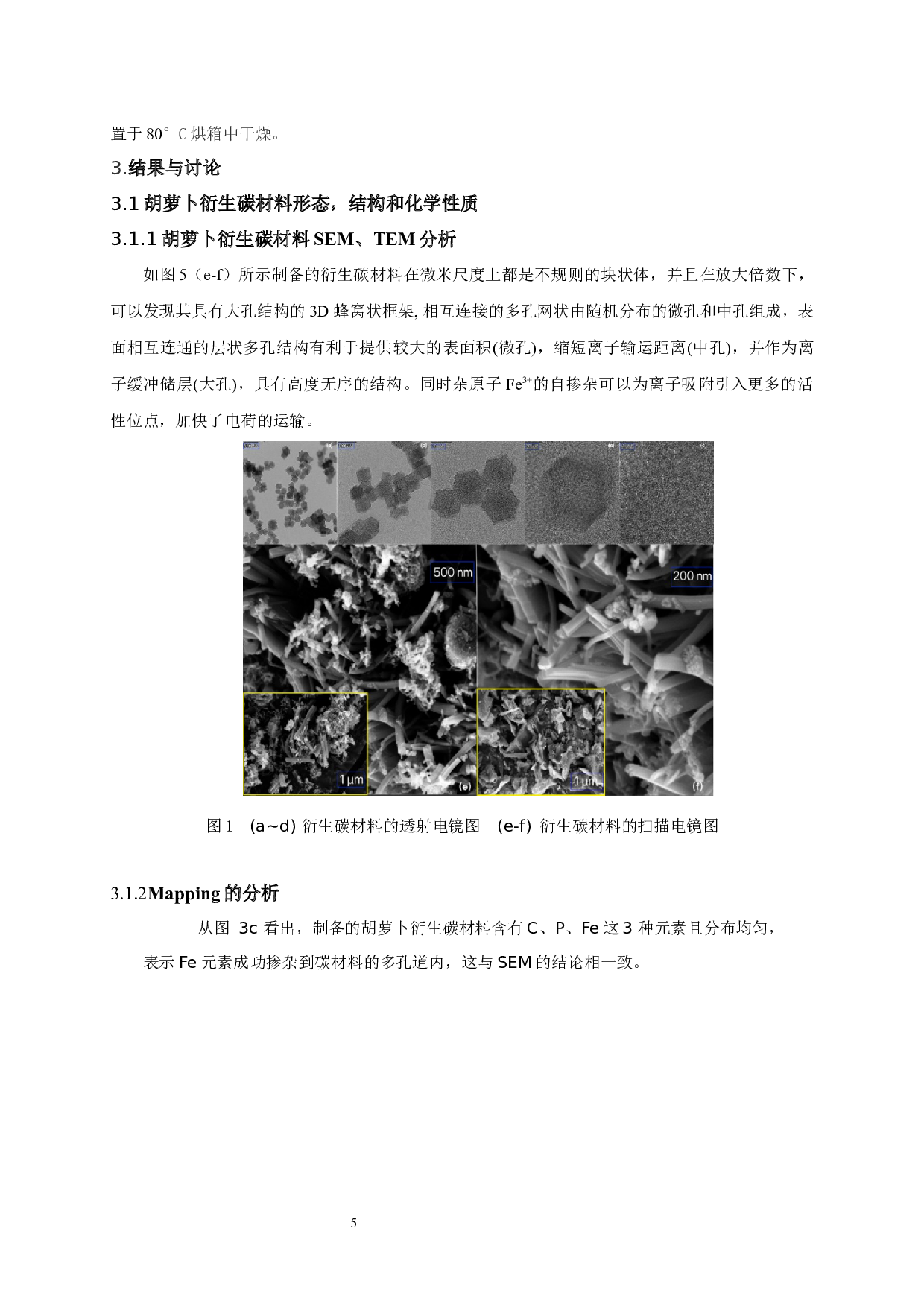 胡萝卜衍生铁、磷共掺杂碳材料制备及电化学储能特性-6238字.docx 第7页