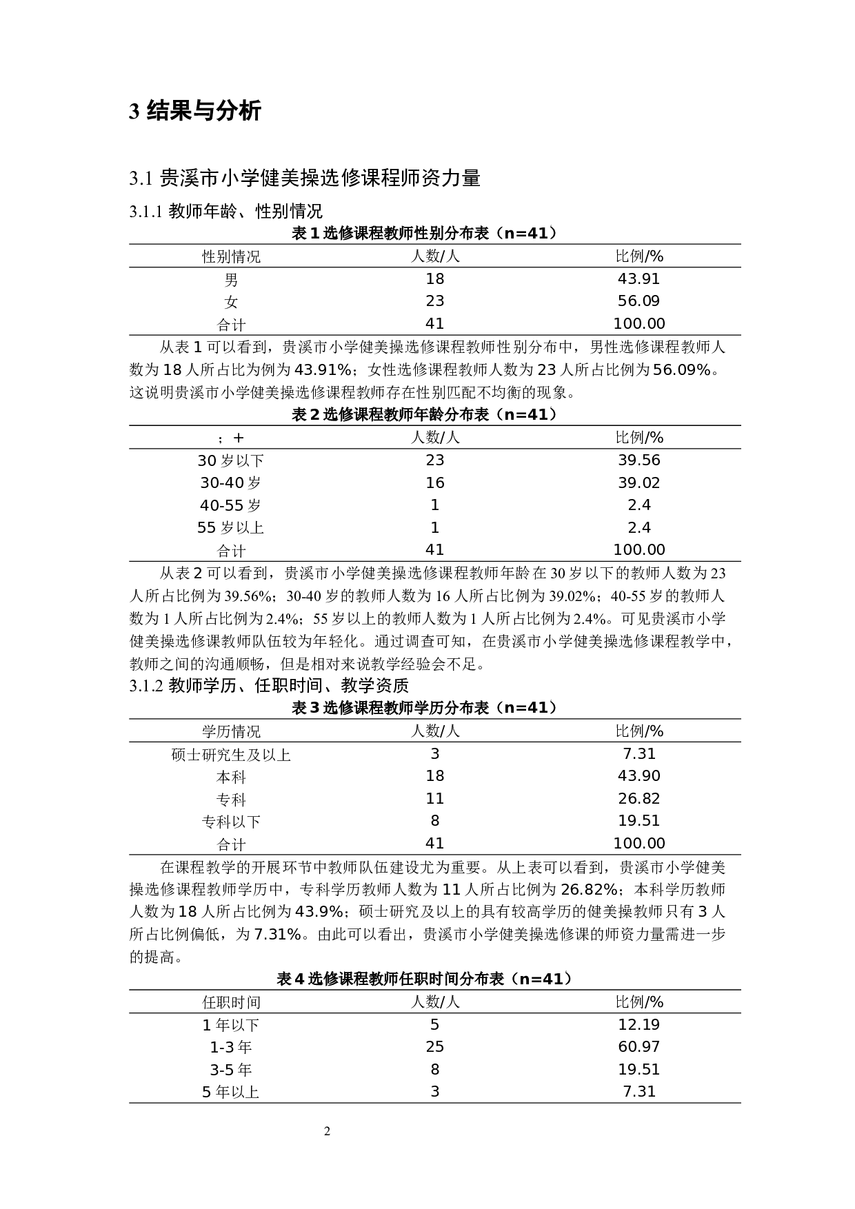 贵溪市小学健美操选修课程开展现状调查与分析-9662字.docx 第5页