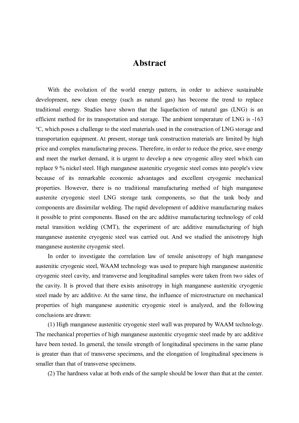 增材制造高锰奥氏体钢的强度各向异性研究-9517字.docx 第2页