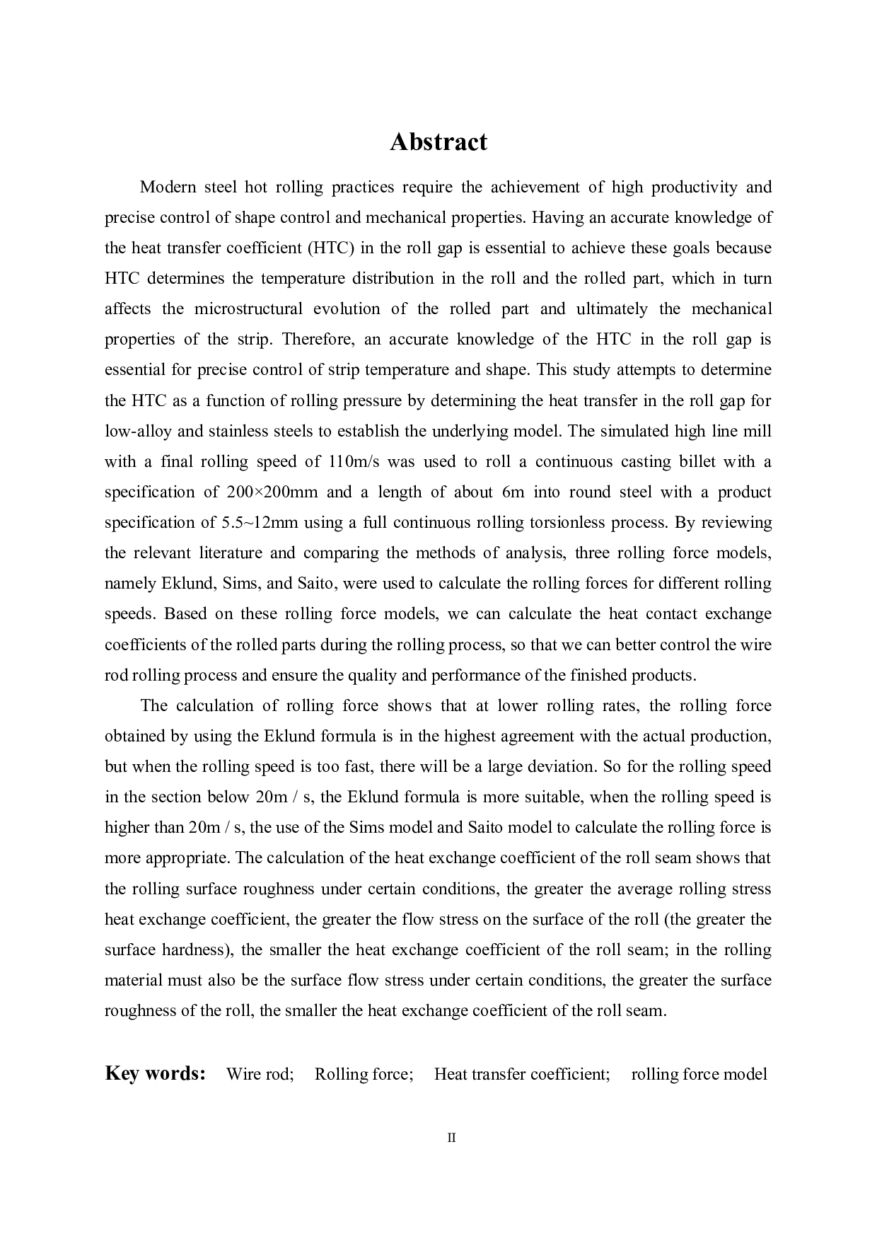 棒线材轧制过程的轧制力与辊缝热交换系数计算-13876字.docx 第2页