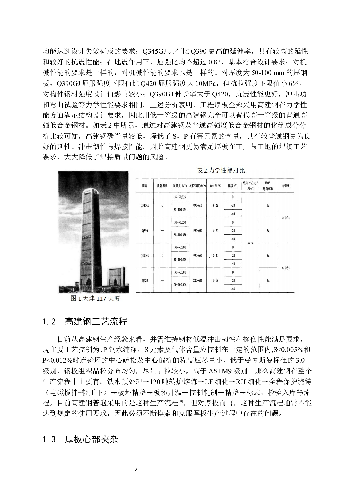 Q460GJ厚板心部夹杂物破碎方式研究-13031字.docx 第6页