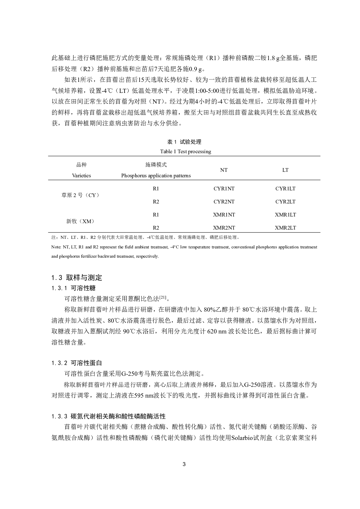 磷肥后移对低温胁迫下苜蓿叶片碳氮代谢生理的影响-10284字.pdf 第4页