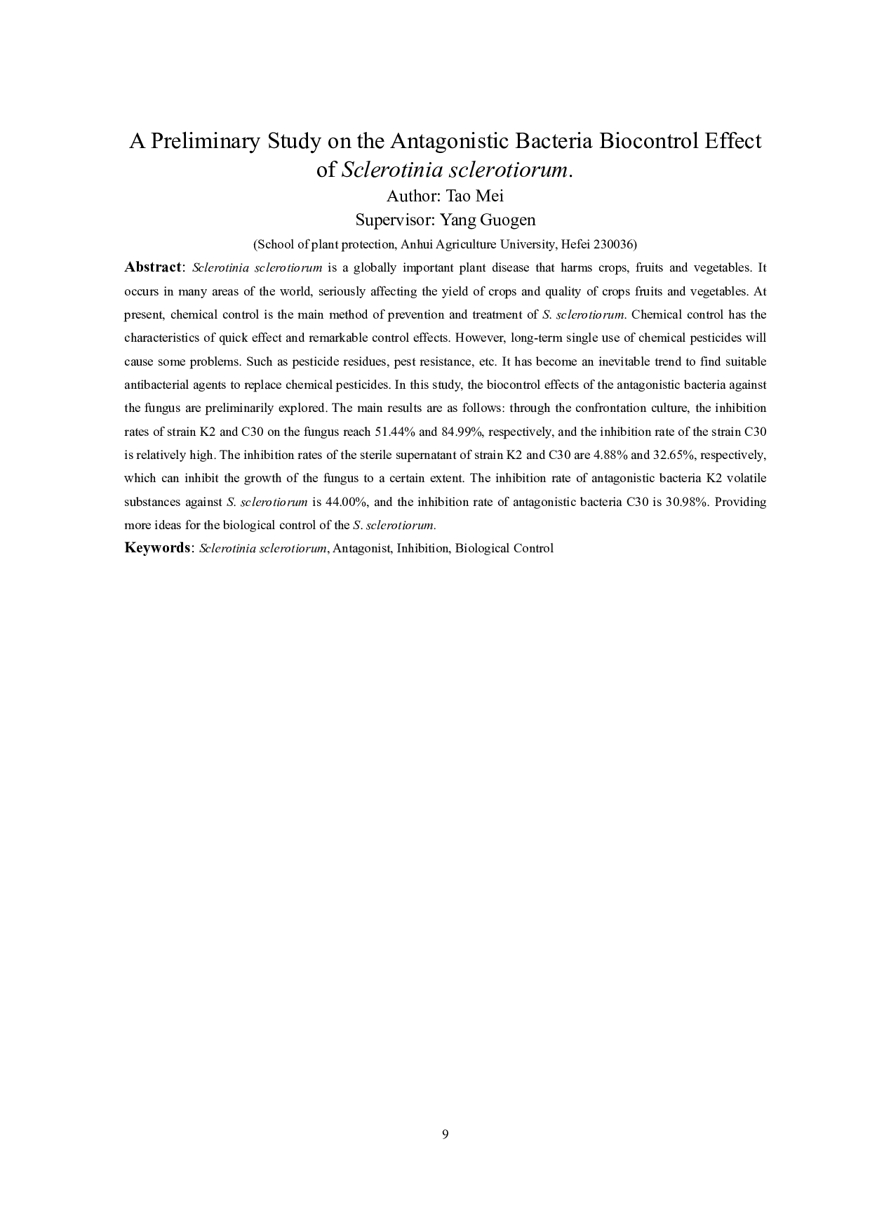 核盘菌拮抗菌生防作用的初步探究-7601字.pdf 第10页