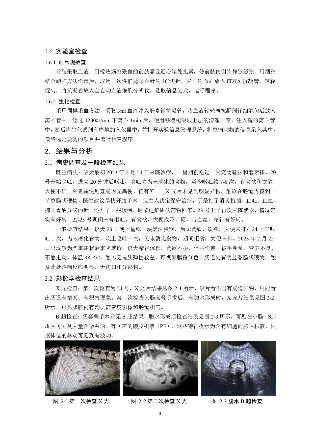 一例犬肠道异物继发肠套叠的诊疗报告-12269字.pdf 第5页