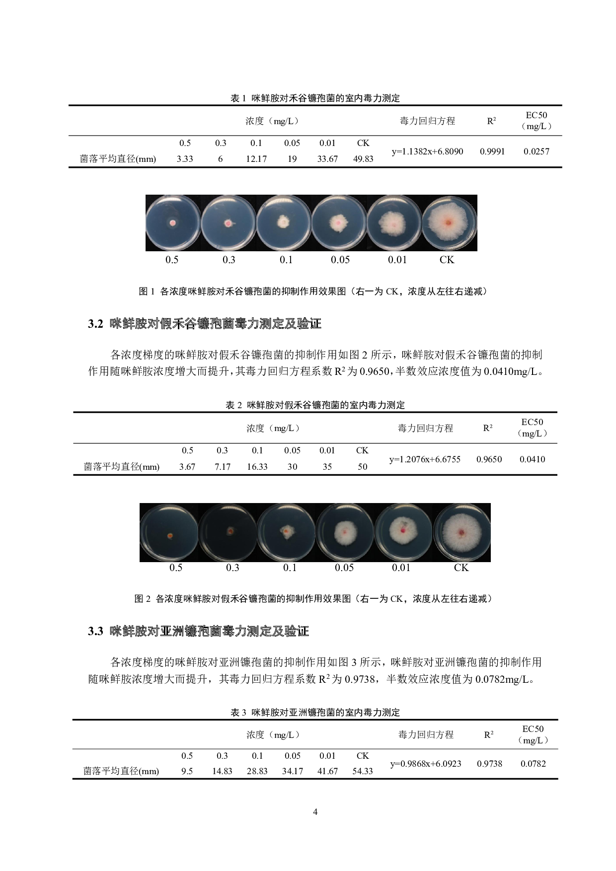 咪鲜胺对小麦茎基腐菌的室内生测研究-8781字.pdf 第6页