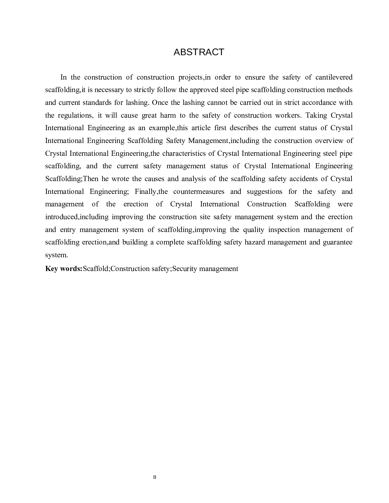 水晶国际工程脚手架安全管理研究-11209字.docx 第2页