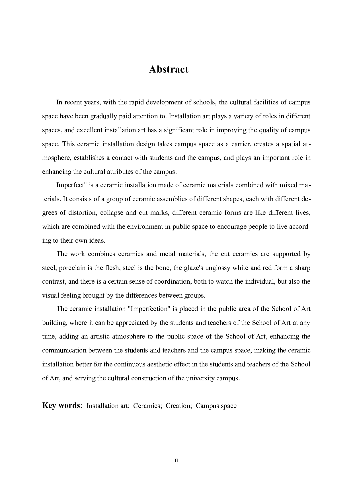 陶瓷装置《不完美》在公共空间的氛围营造设计-7265字.docx 第2页