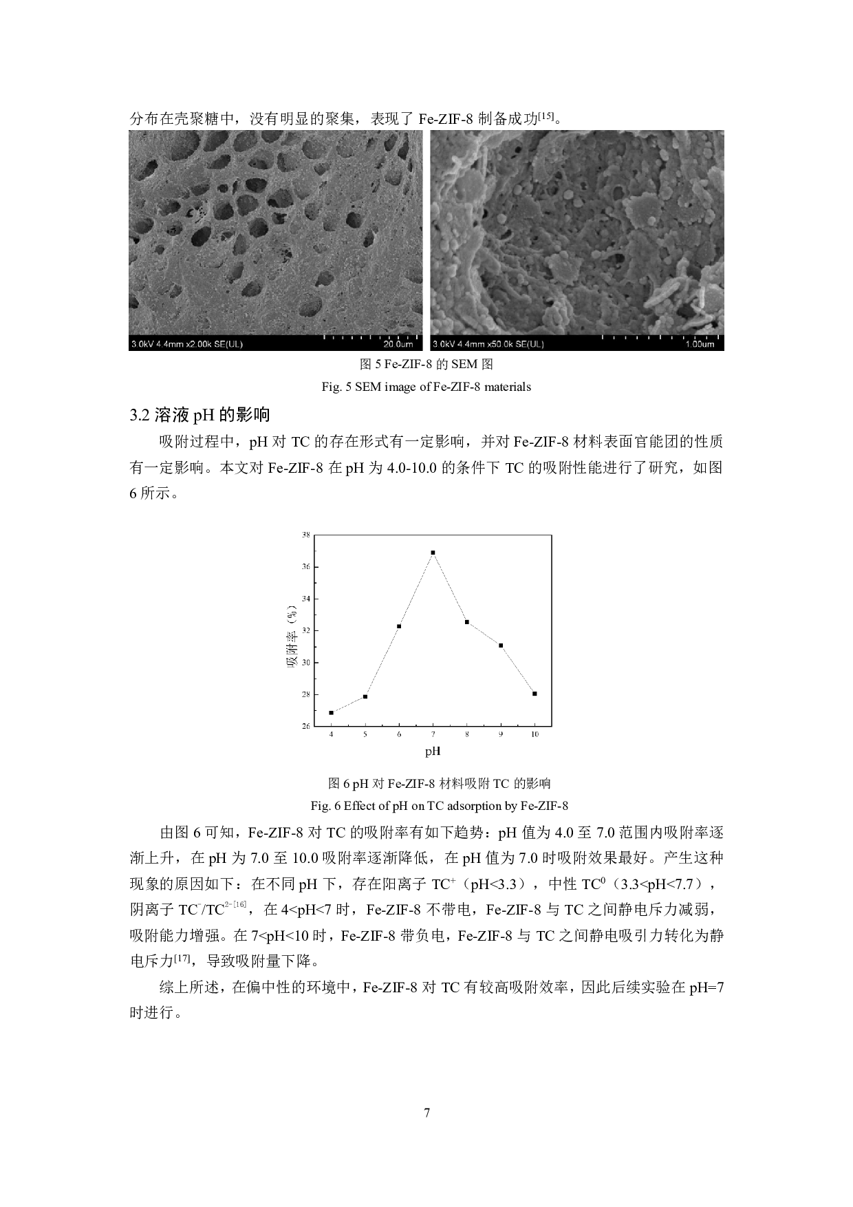 ZIF-8界面调控选择性去除四环素的研究-8461字.pdf 第8页