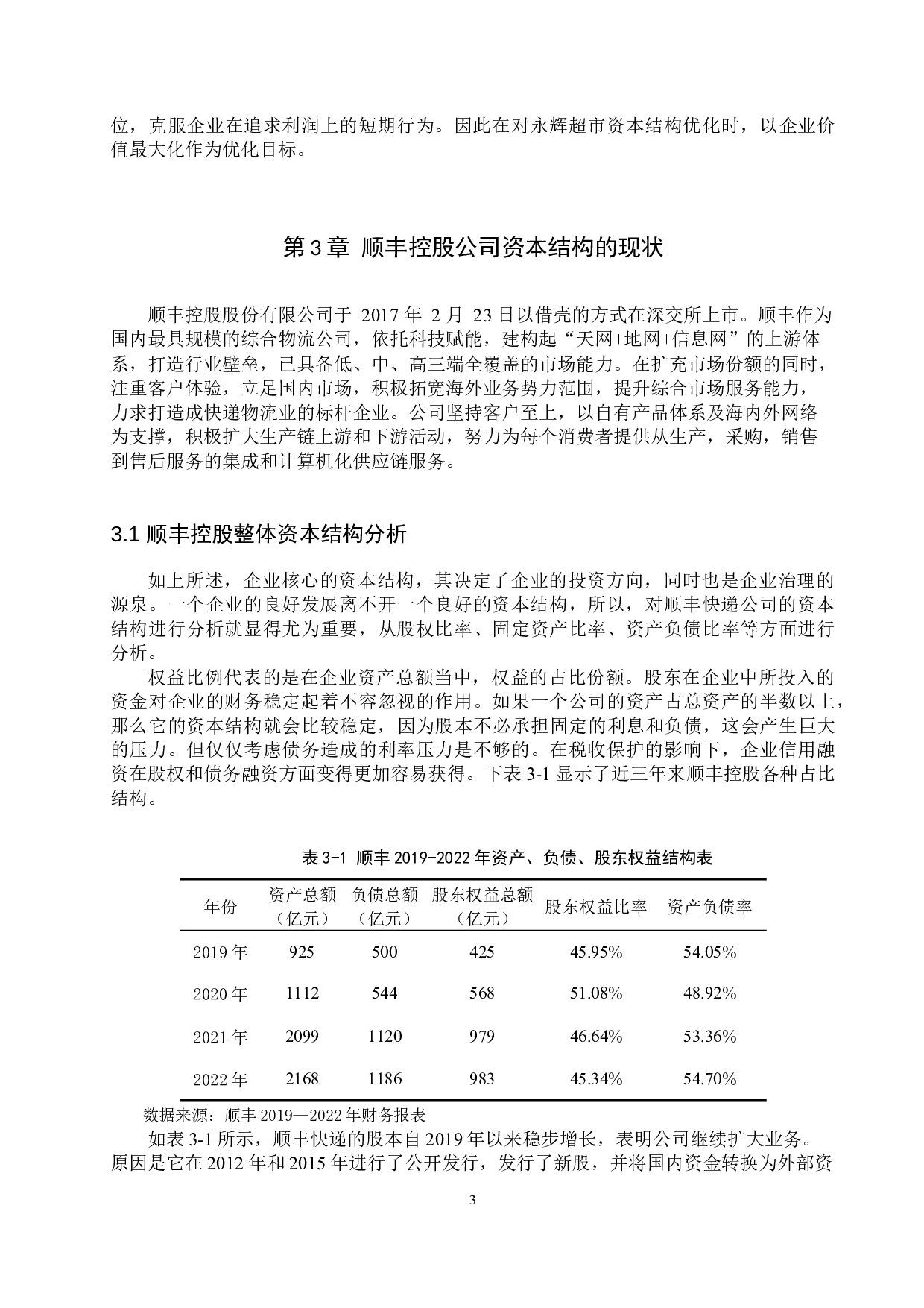 顺丰控股资本结构优化对策研究-11360字.docx 第7页