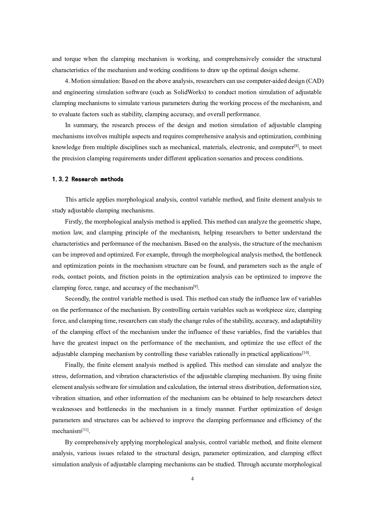 一种可调夹紧机构的设计与仿真分析-11101字.pdf 第6页