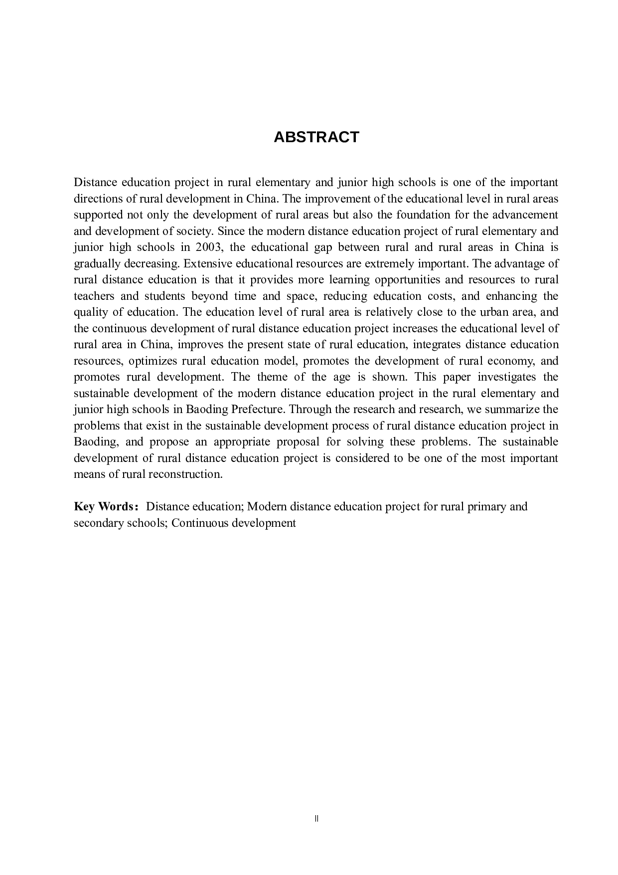 保定市农远工程持续发展现状调查&mdash;&mdash;以唐县为例-15022字.docx 第2页