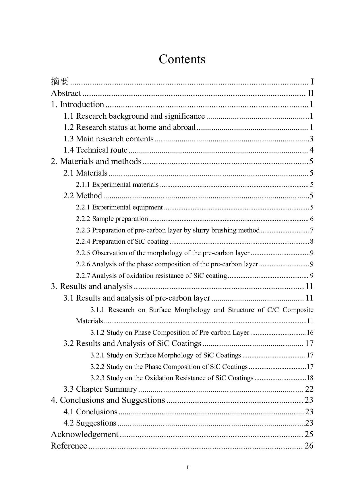 浆料法制备CC复合材料表面预碳层和SiC涂层-9472字.pdf 第1页