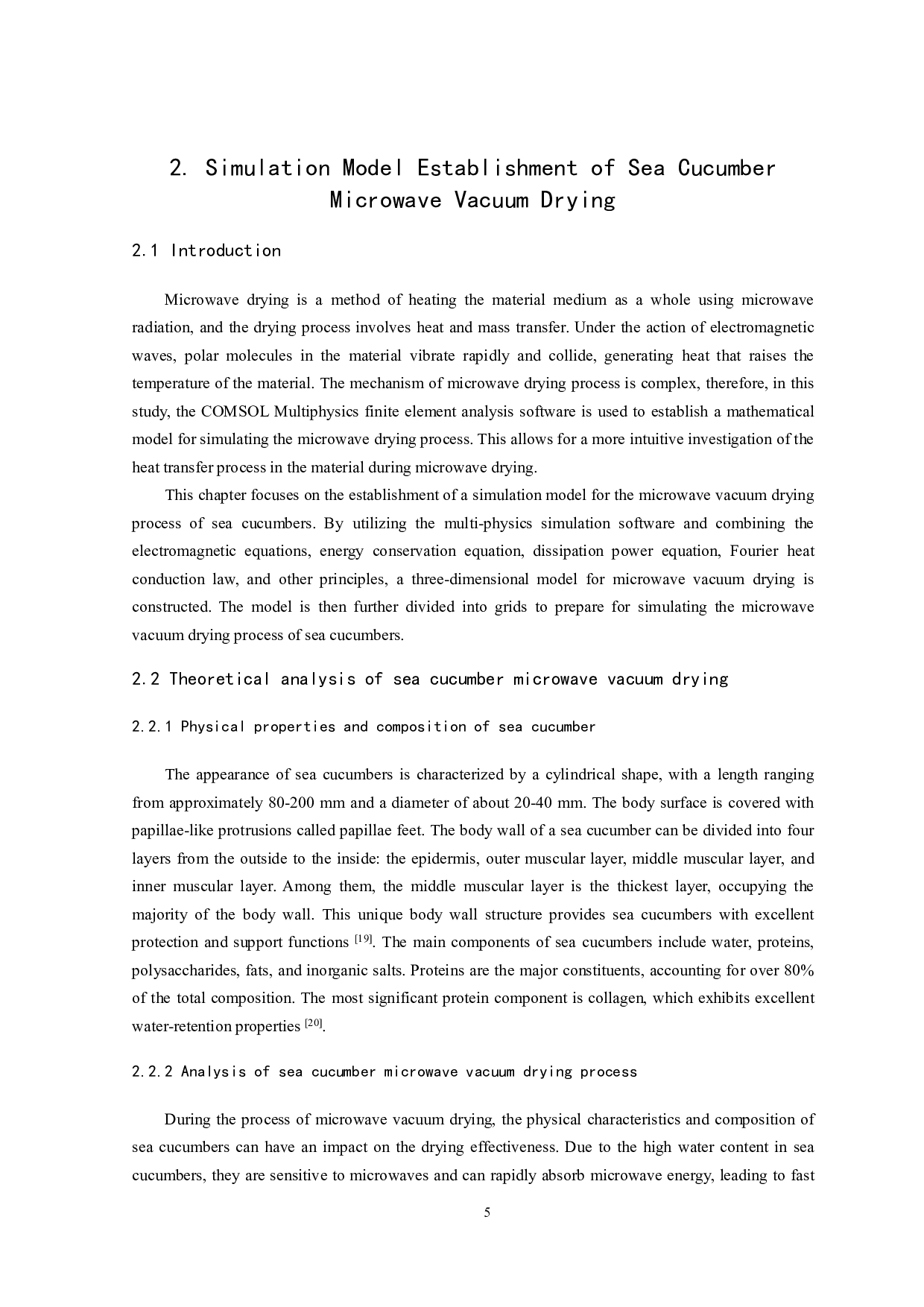 海参微波真空干燥多物理场模拟研究-10438字.pdf 第9页