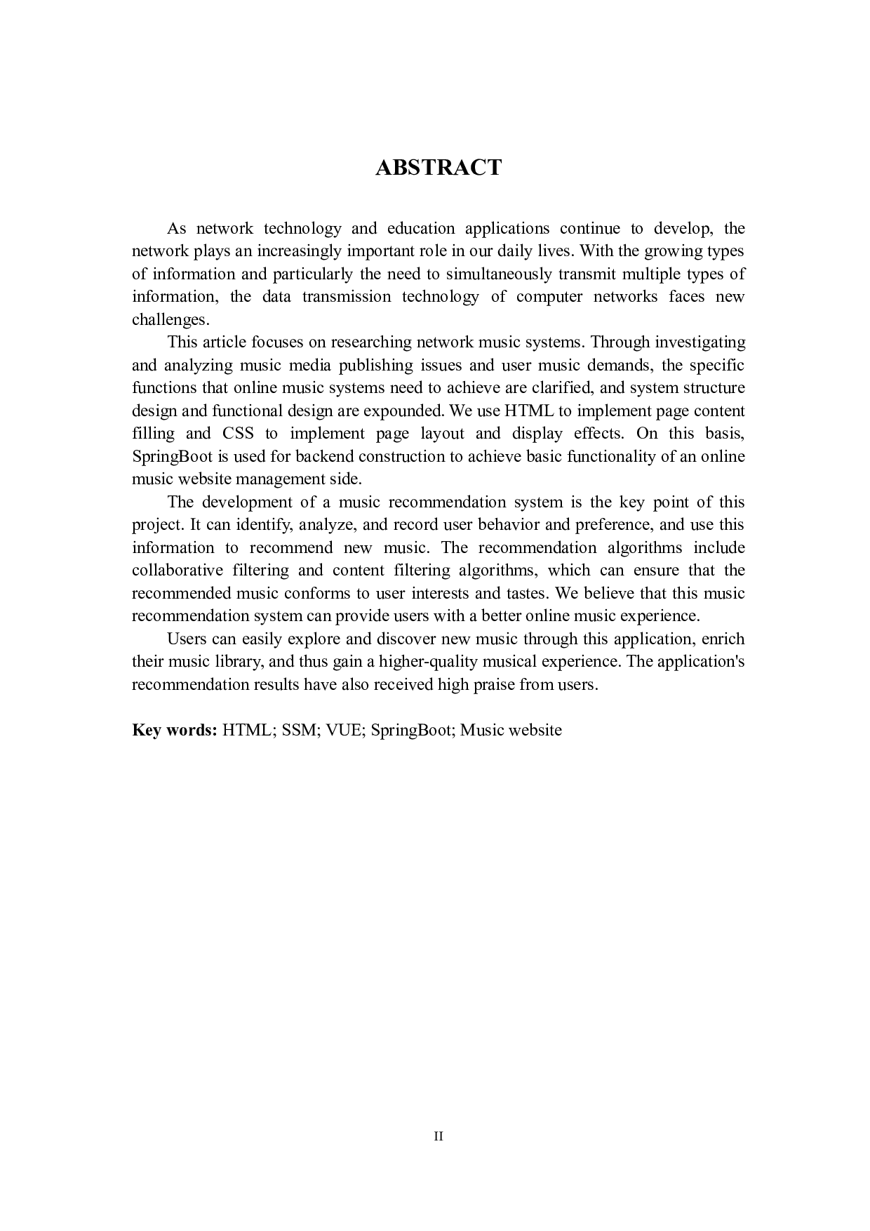 基于Vue+SpringBoot的寻宝音乐馆-17916字.docx 第2页