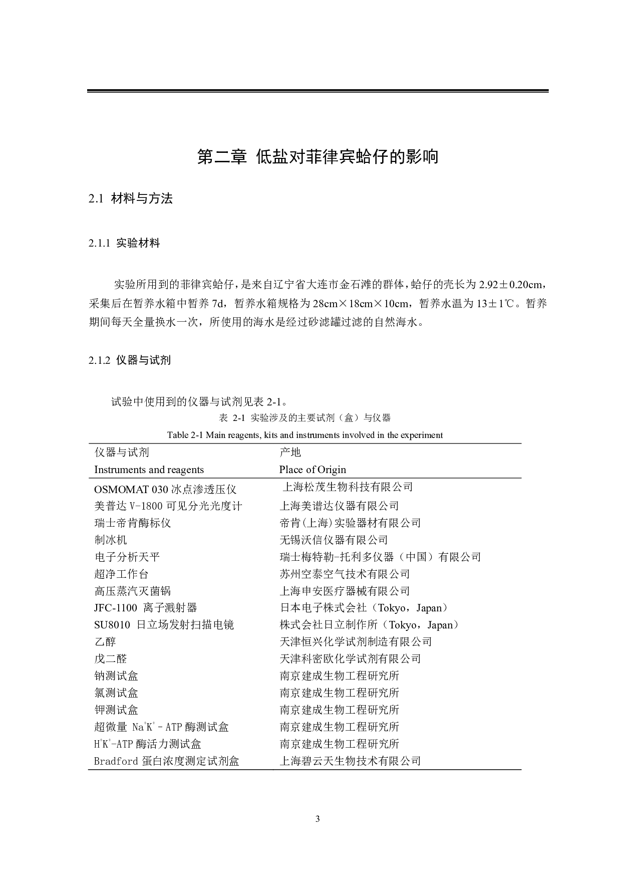 菲律宾蛤仔对低盐的适应及其渗透压调节机制研究-13759字.pdf 第6页