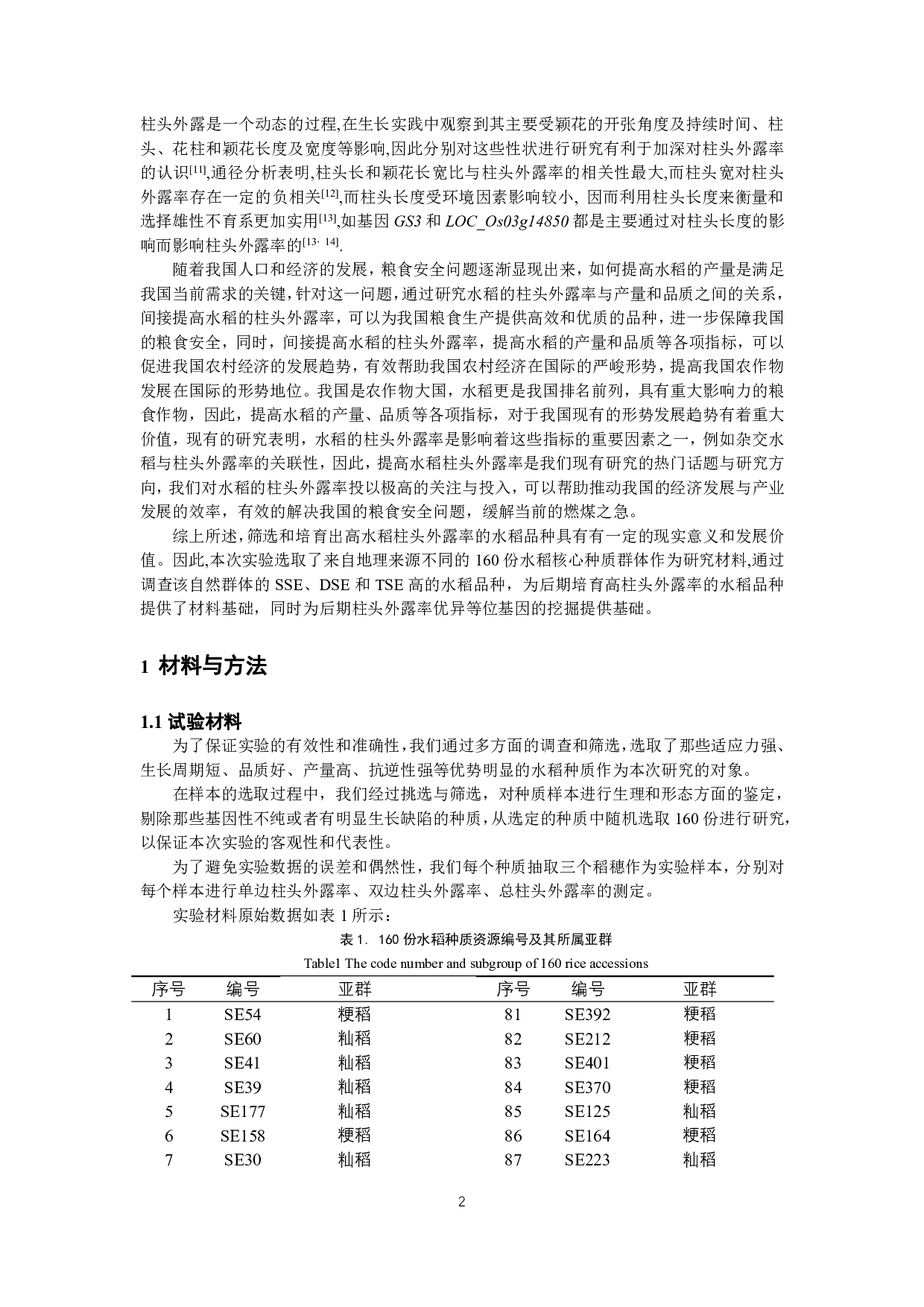 水稻核心种质群体柱头外露率的鉴定-8071字.pdf 第3页