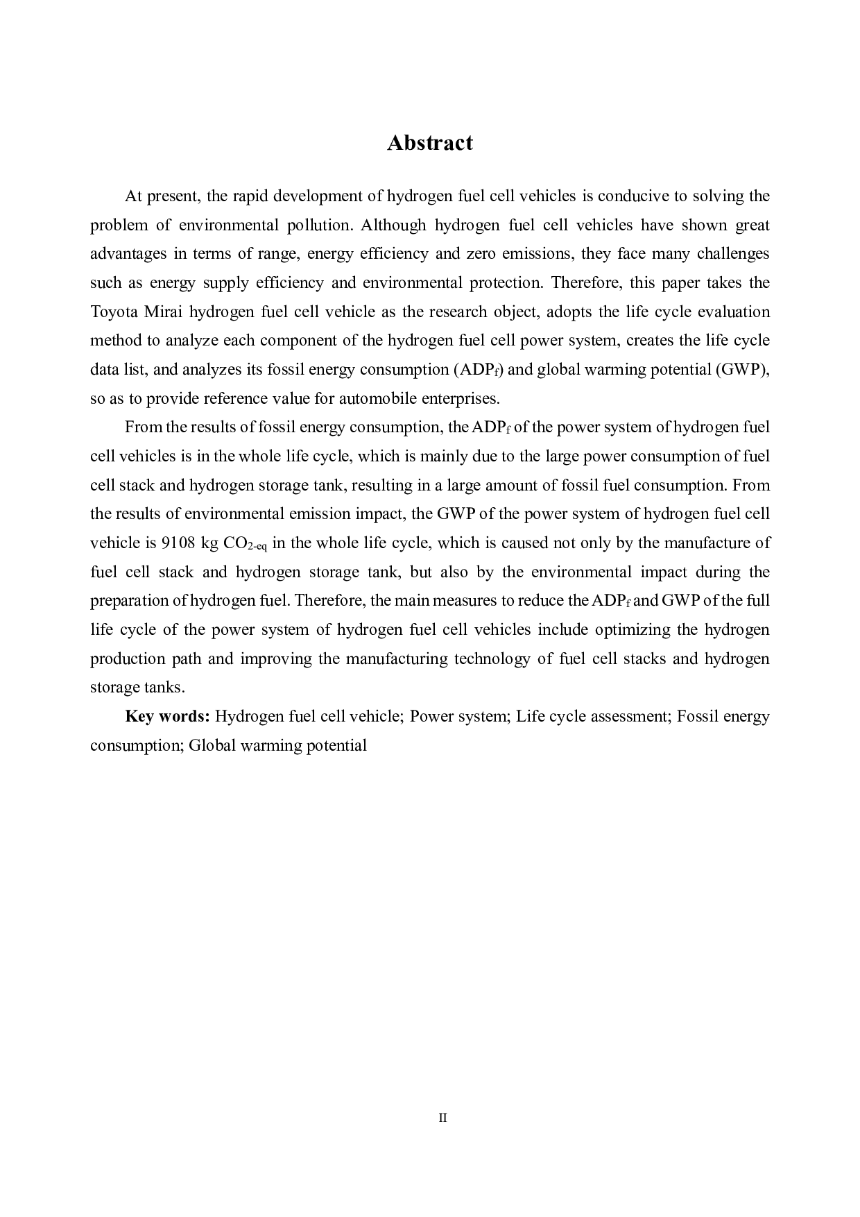 燃料电池汽车用氢燃料的生命周期评价-16234字.pdf 第2页