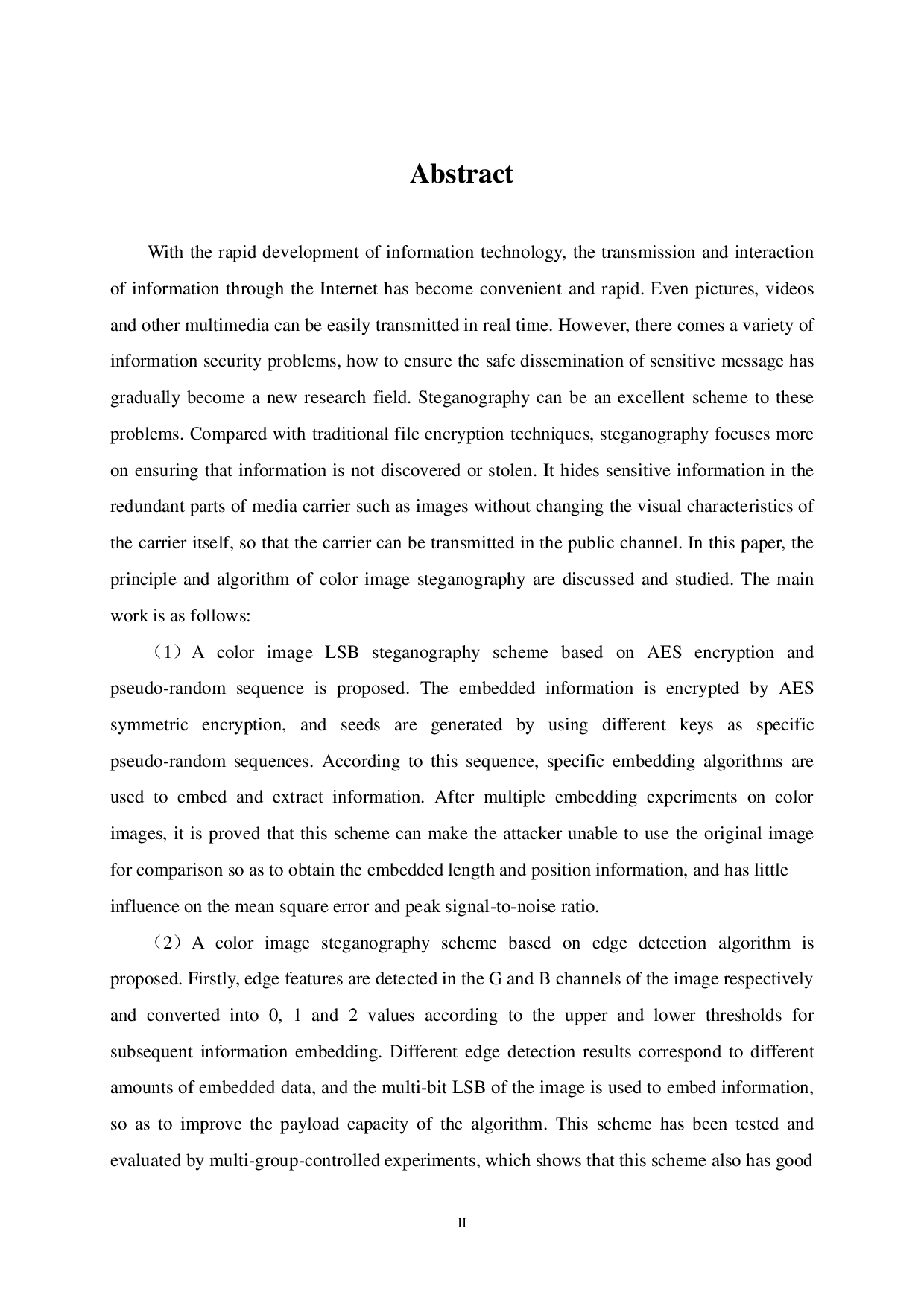 基于LSB的彩色图像隐写技术研究-21749字.pdf 第2页