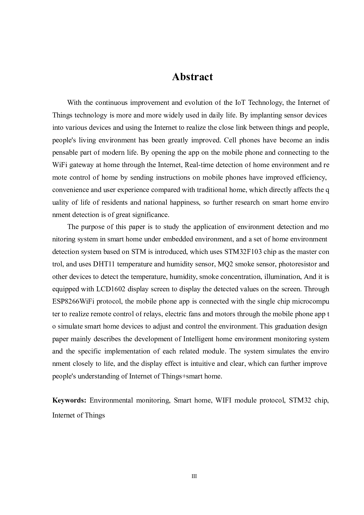 嵌入式环境下环境监控系统在智能家居中的应用研究-24095字.docx 第2页