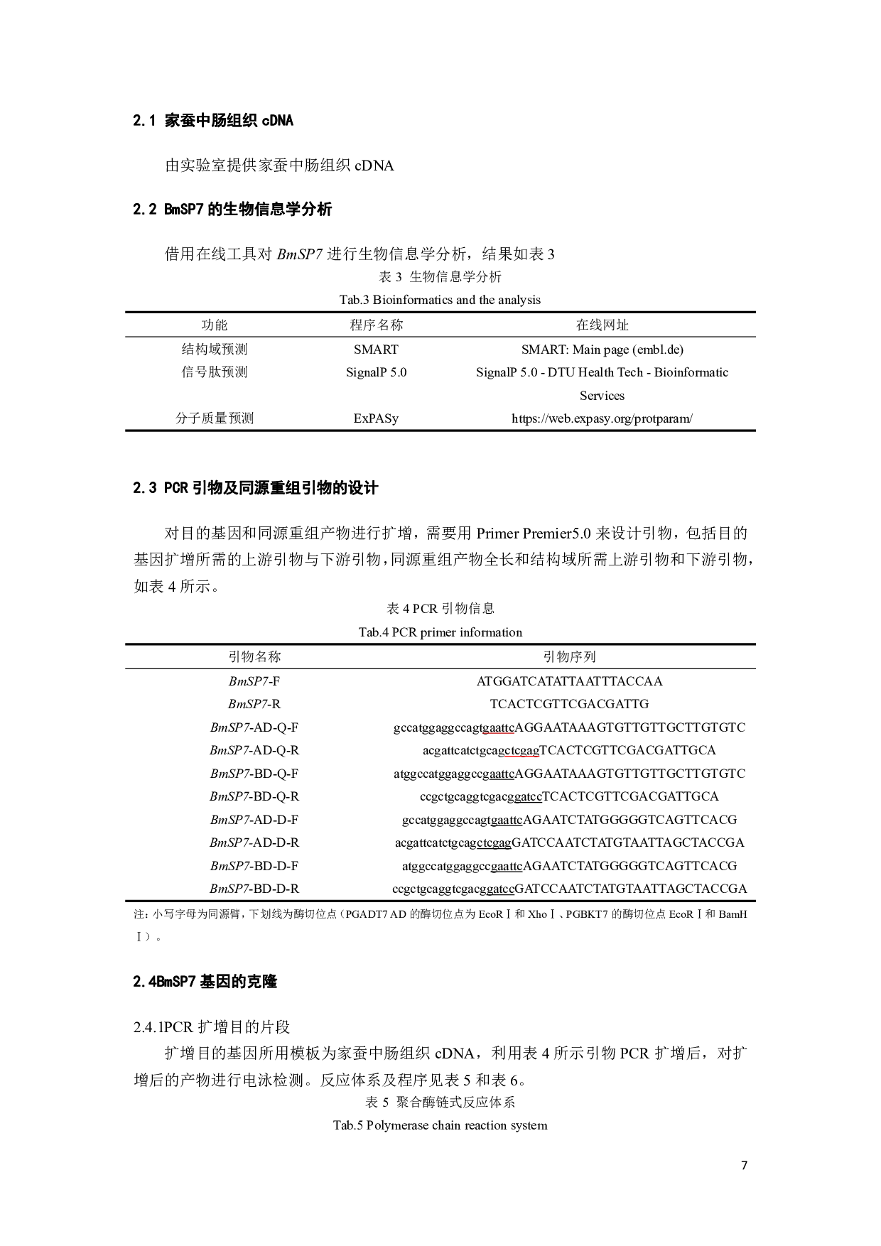 家蚕BmSP7酵母双杂表达载体的构建-6470字.pdf 第6页