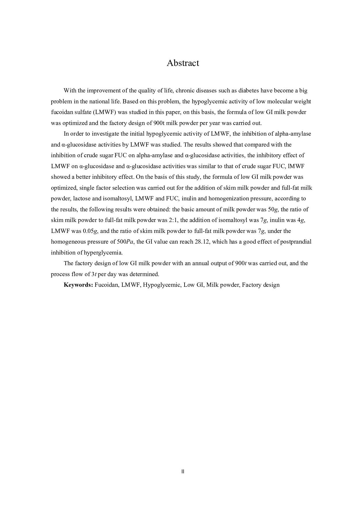 LMWF的降血糖活性研究及低GI乳粉的产品设计-17399字.pdf 第4页