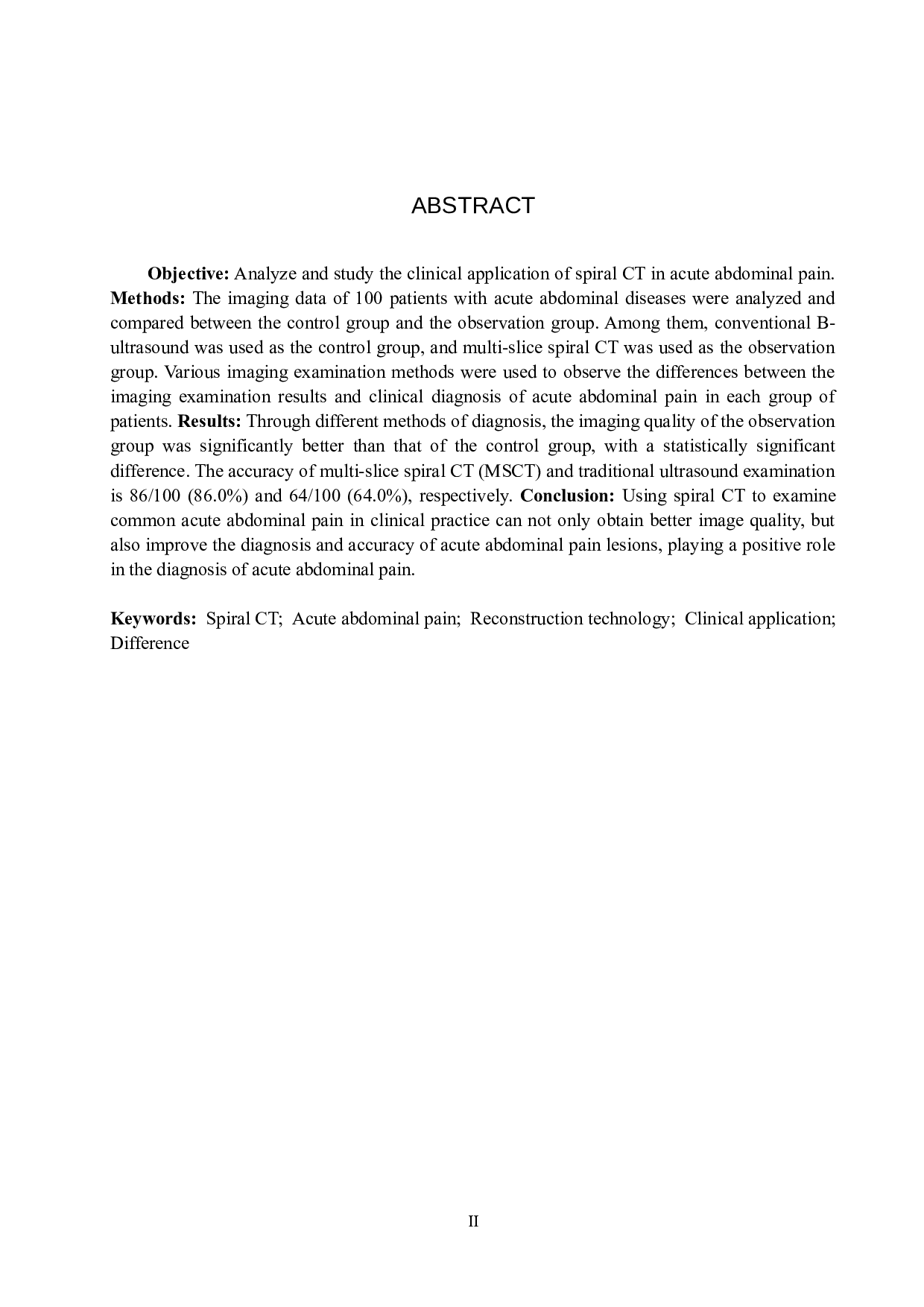 螺旋CT重建技术对急腹症诊断的临床价值研究-8202字.docx 第2页