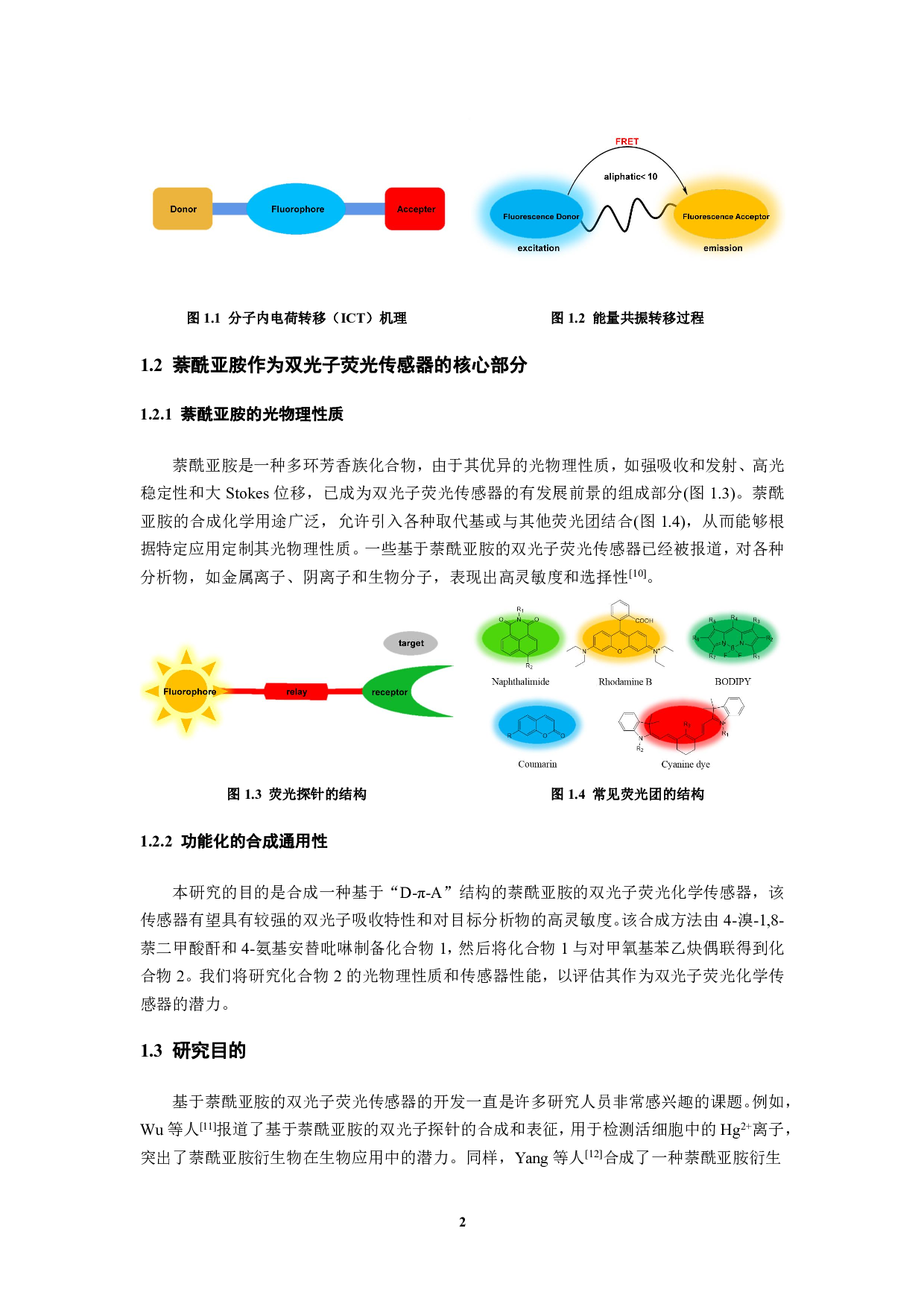 构建基于萘酰亚胺母体具有&ldquo;D-&pi;-A&rdquo;结构的双光子荧光化学传感器-11115字.pdf 第5页