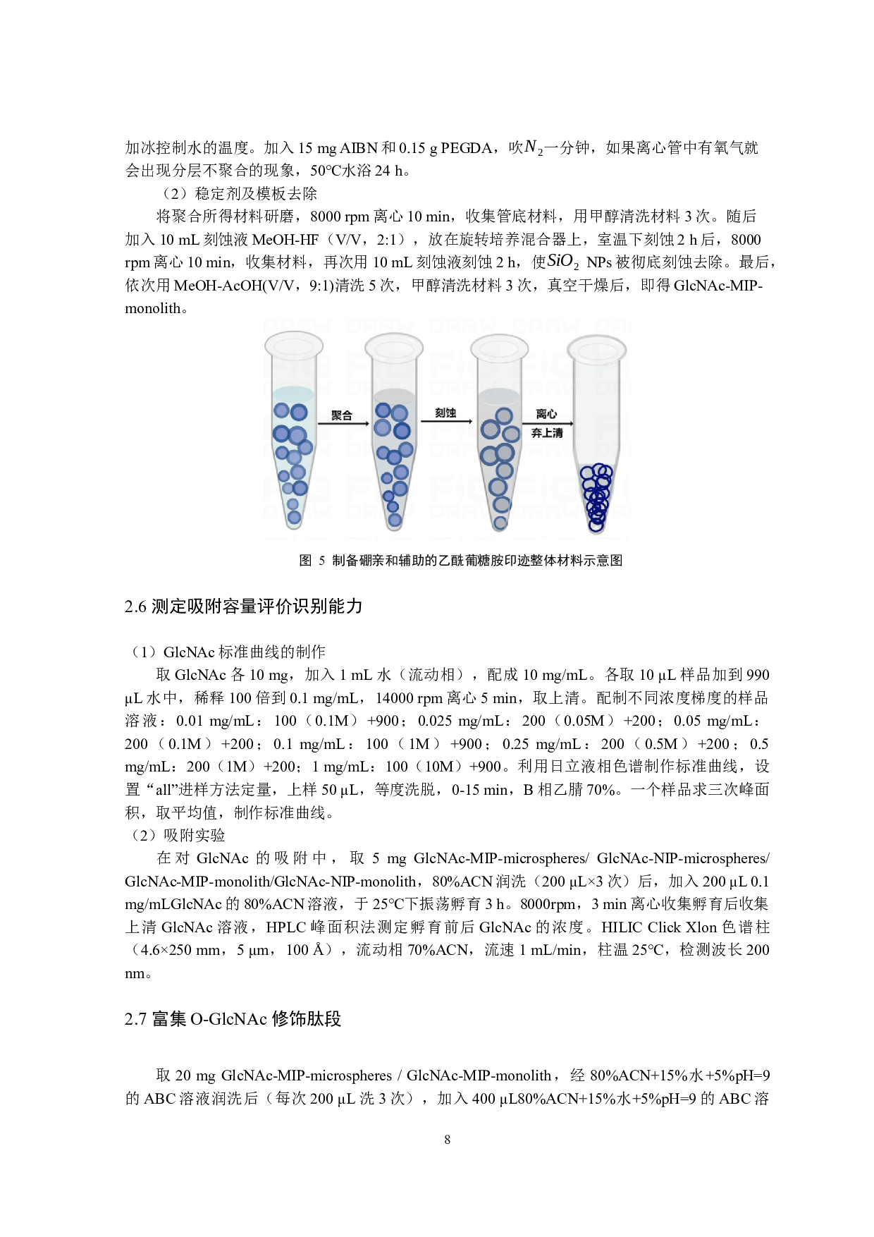 面向O连接的乙酰葡糖胺高选择性富集功能材料的研究-12580字.docx 第10页