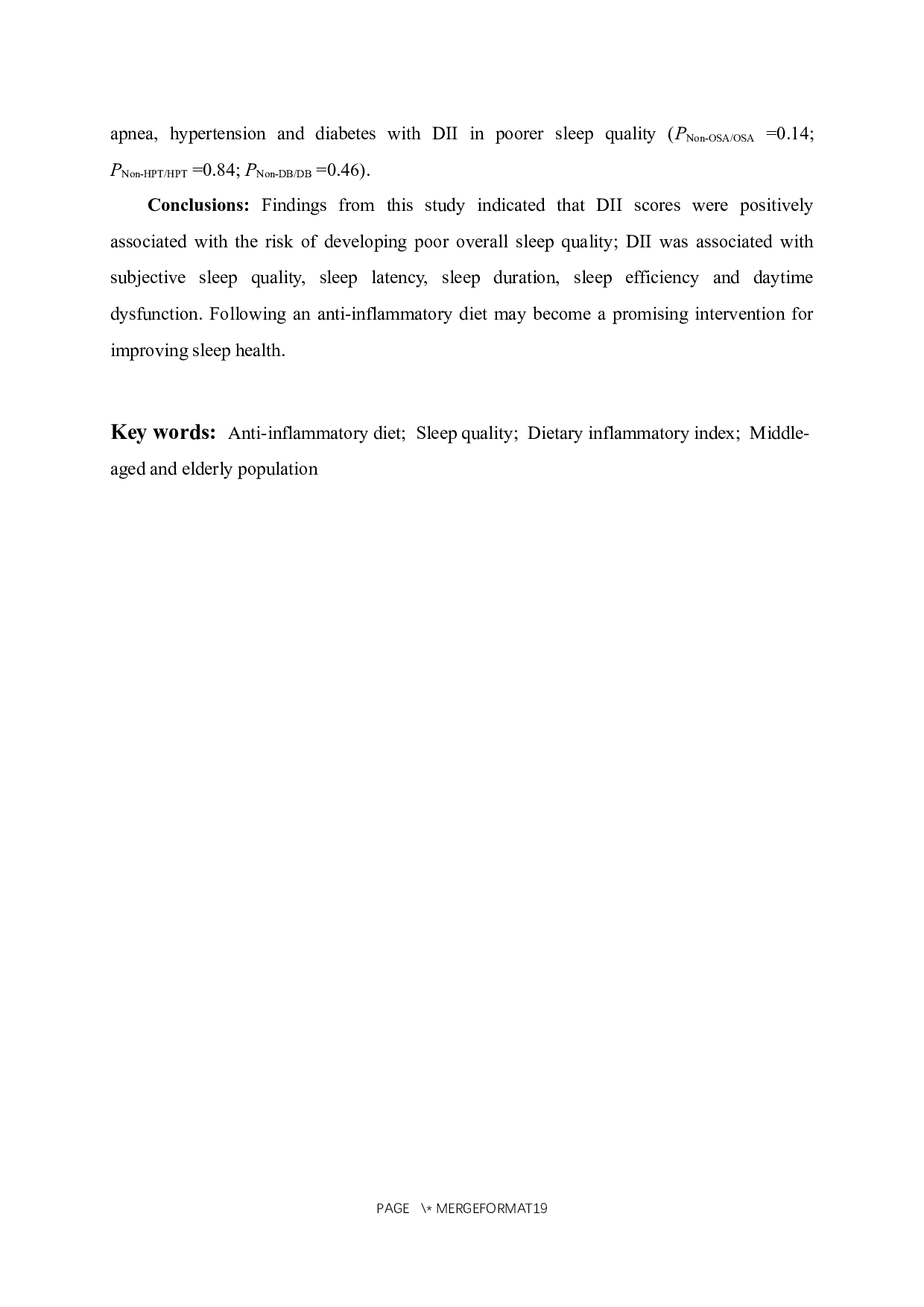 中老年居民抗炎膳食模式与睡眠质量关系的研究-13552字.docx 第3页